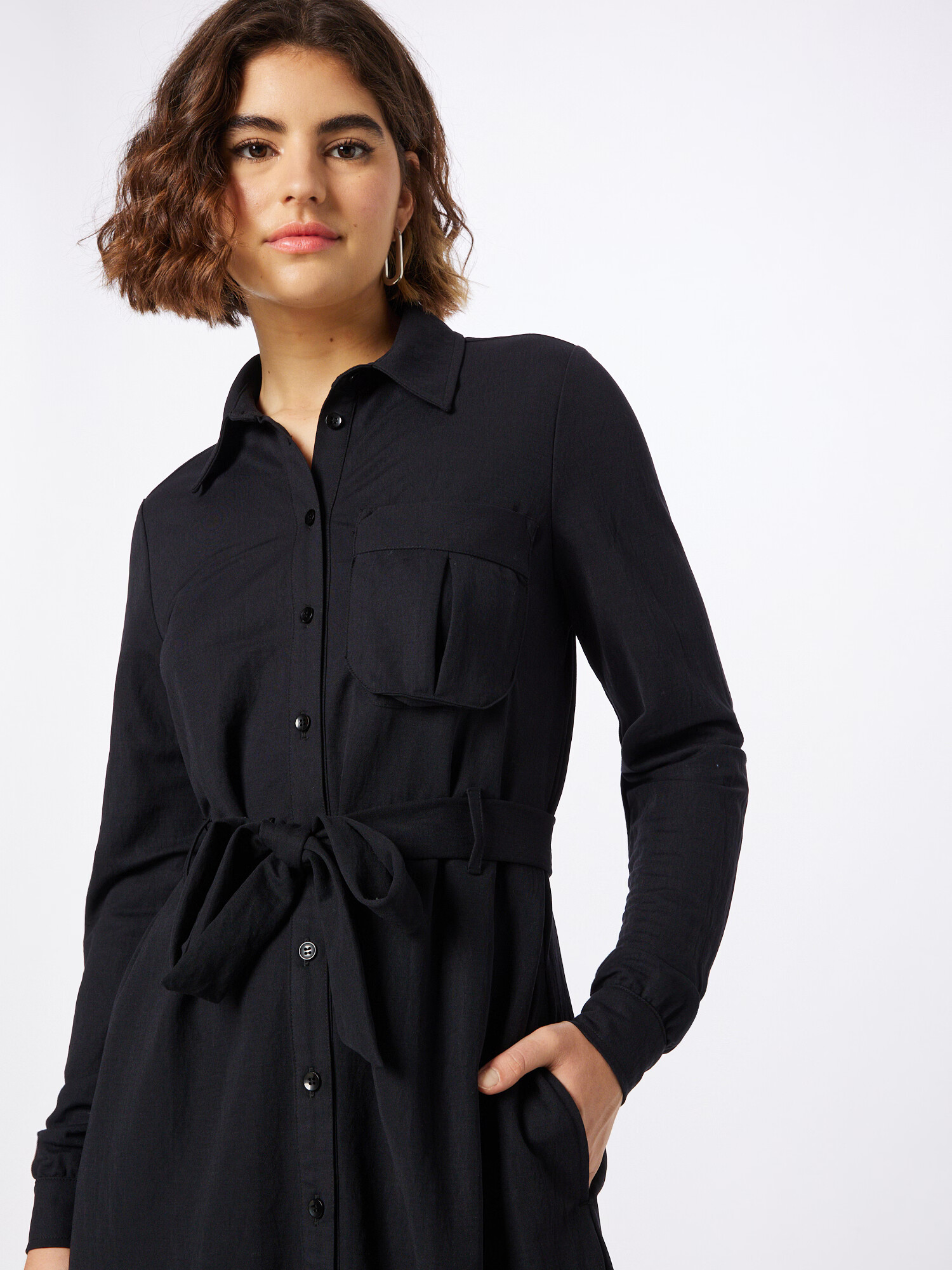 ESPRIT Rochie tip bluză negru - Pled.ro