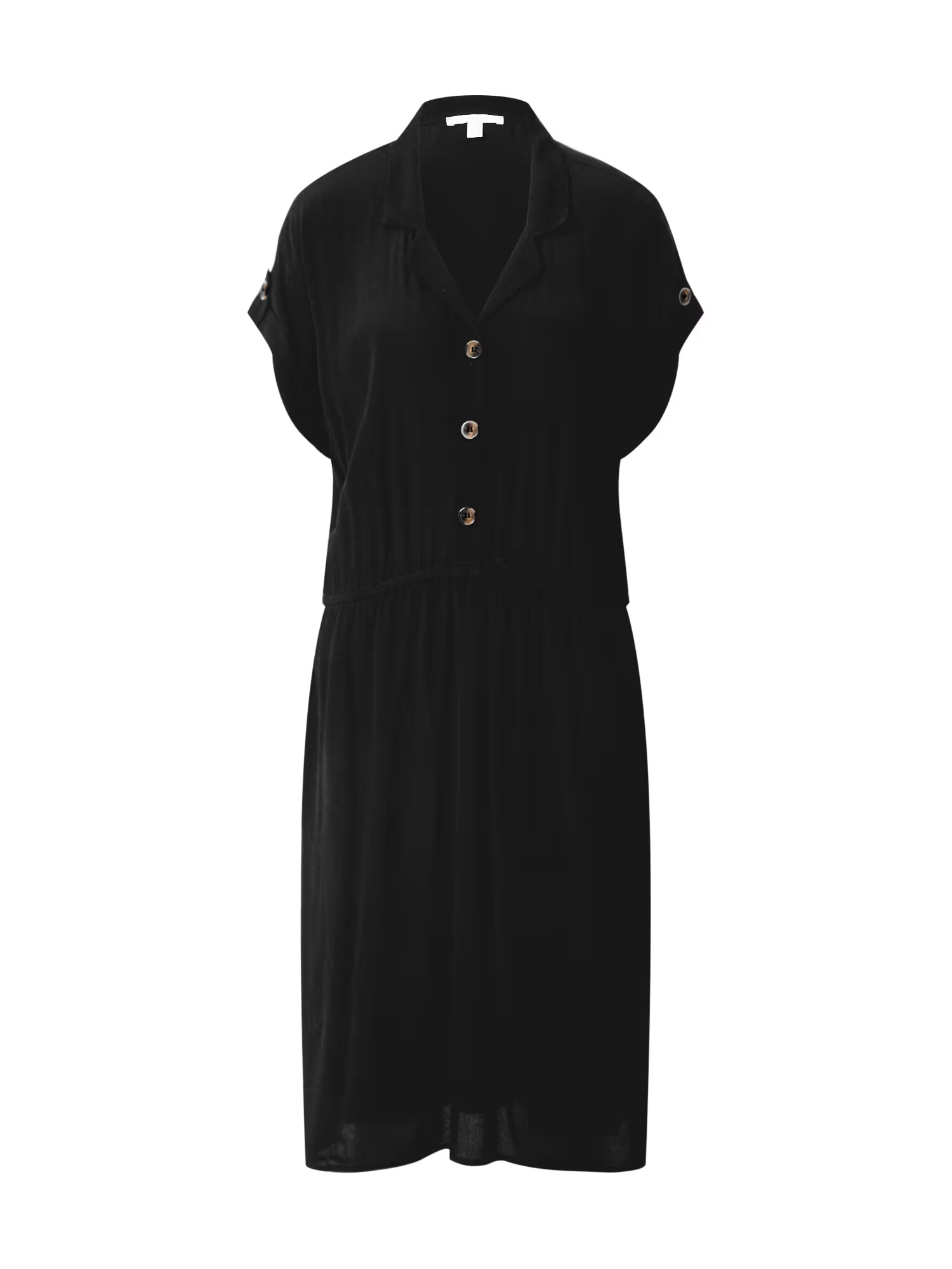 ESPRIT Rochie tip bluză negru - Pled.ro