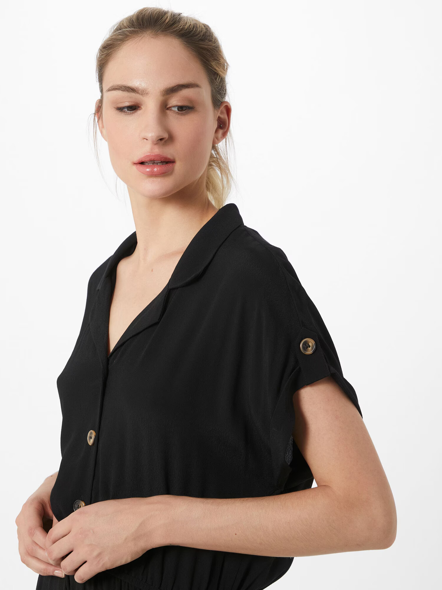 ESPRIT Rochie tip bluză negru - Pled.ro