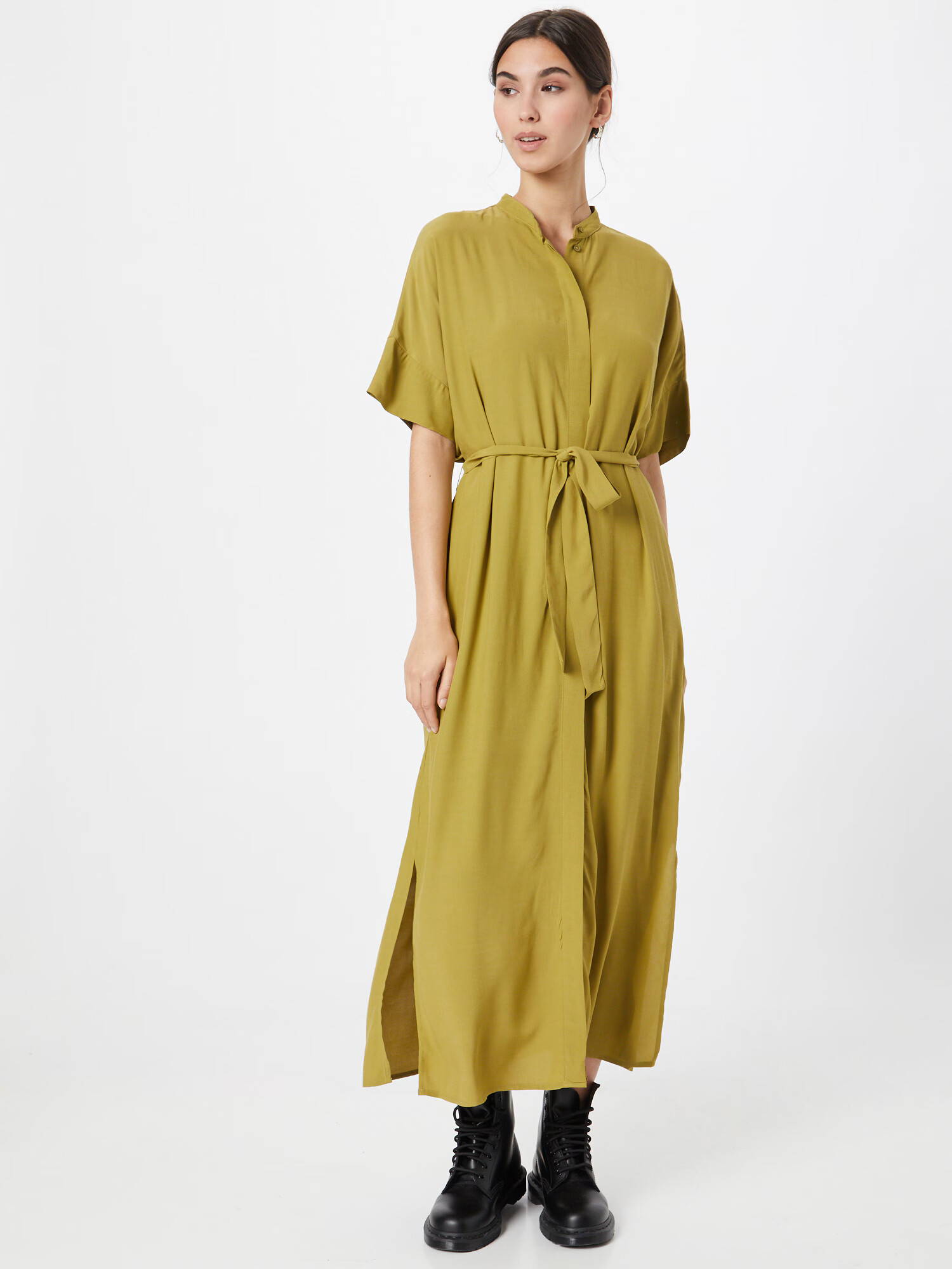 ESPRIT Rochie tip bluză verde stuf - Pled.ro