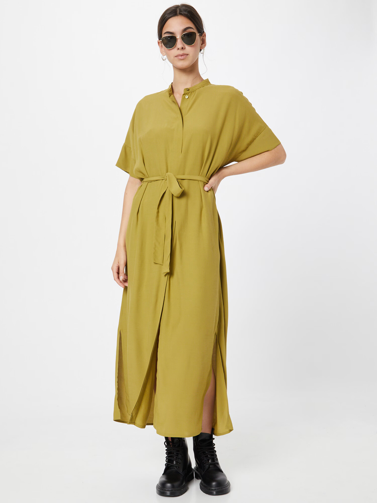 ESPRIT Rochie tip bluză verde stuf - Pled.ro