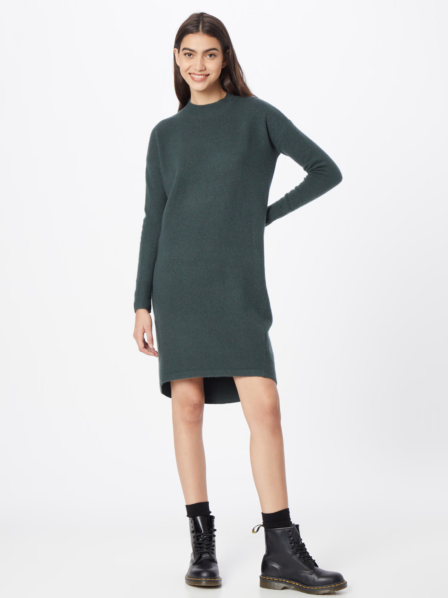 ESPRIT Rochie tricotat verde petrol - Pled.ro