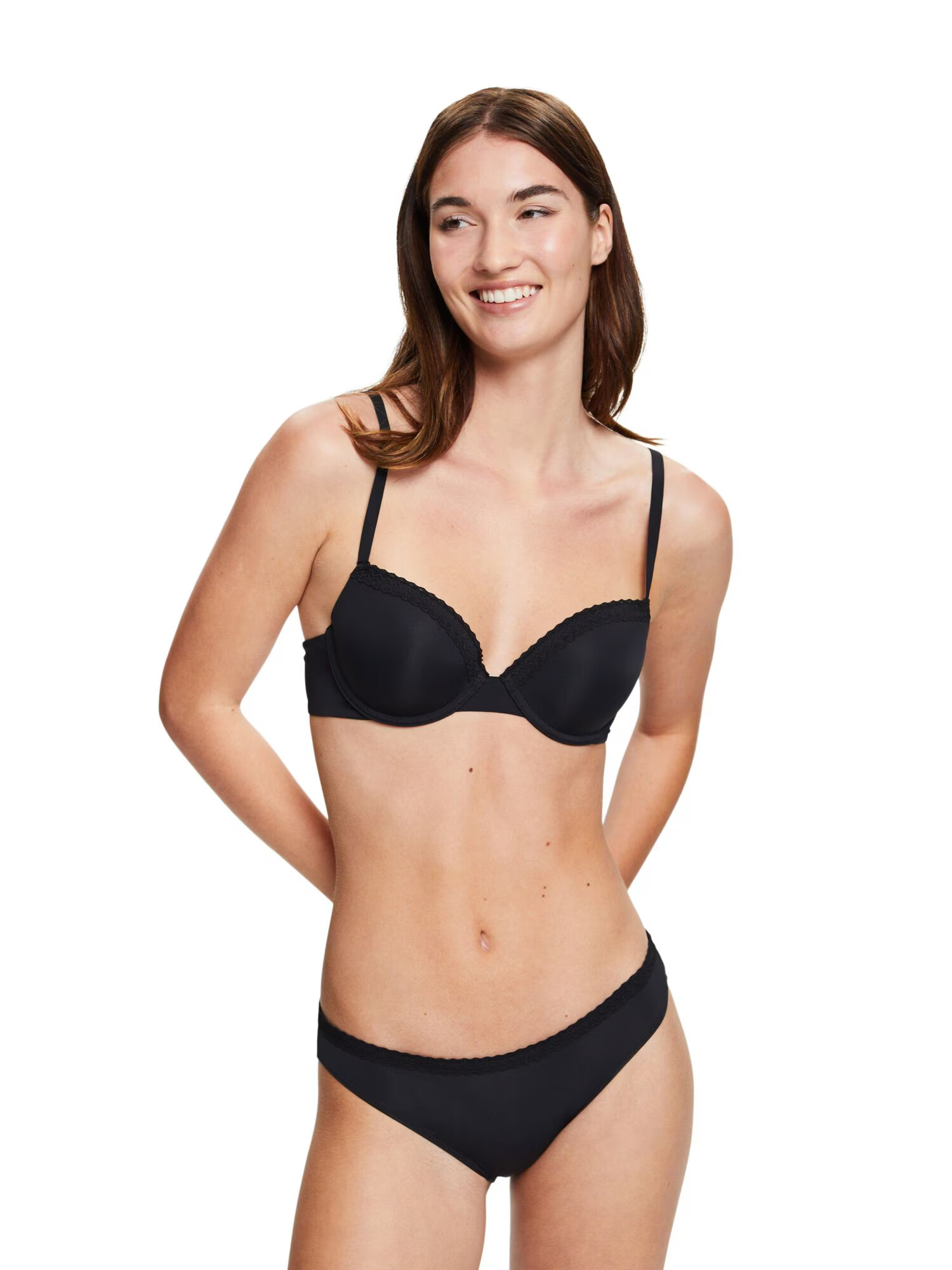 ESPRIT Slip negru - Pled.ro