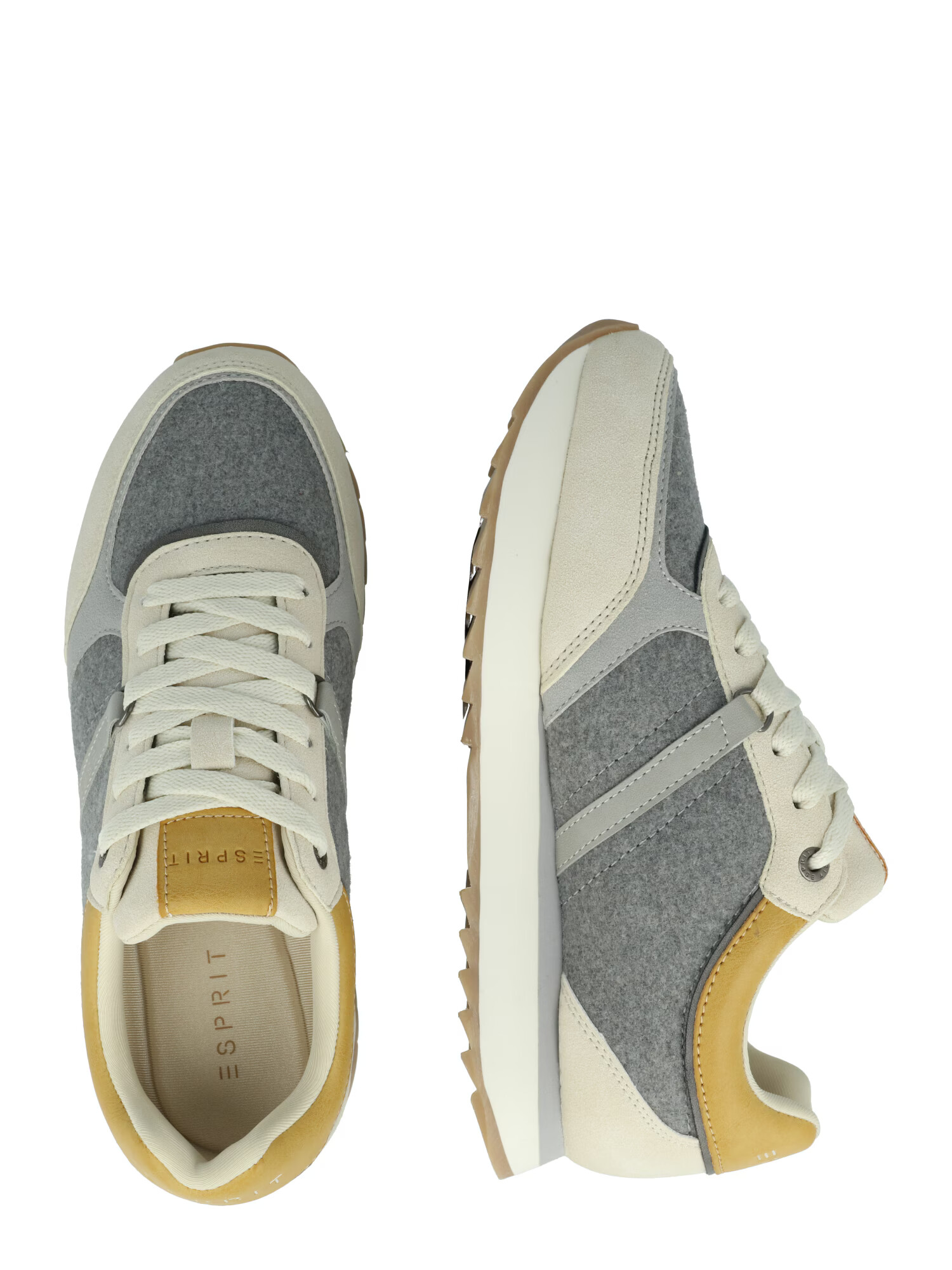 ESPRIT Sneaker low bej / galben / gri - Pled.ro