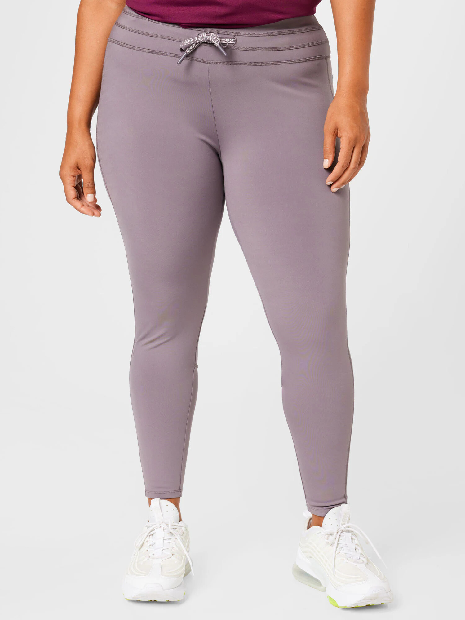 Esprit Sport Curvy Leggings gri taupe - Pled.ro