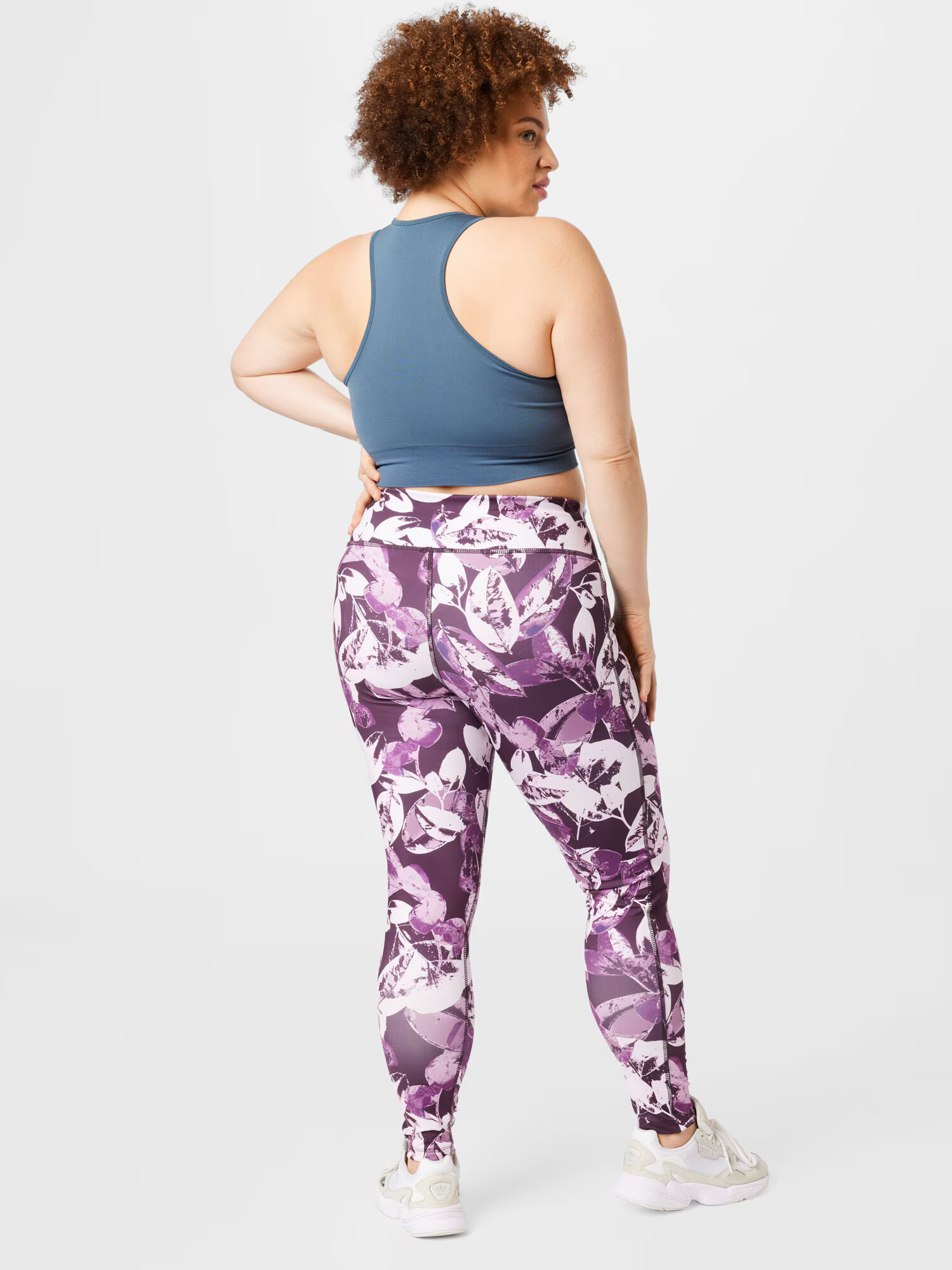 Esprit Sport Curvy Leggings mov vânătă / mov liliachiu / mov orhidee / alb - Pled.ro