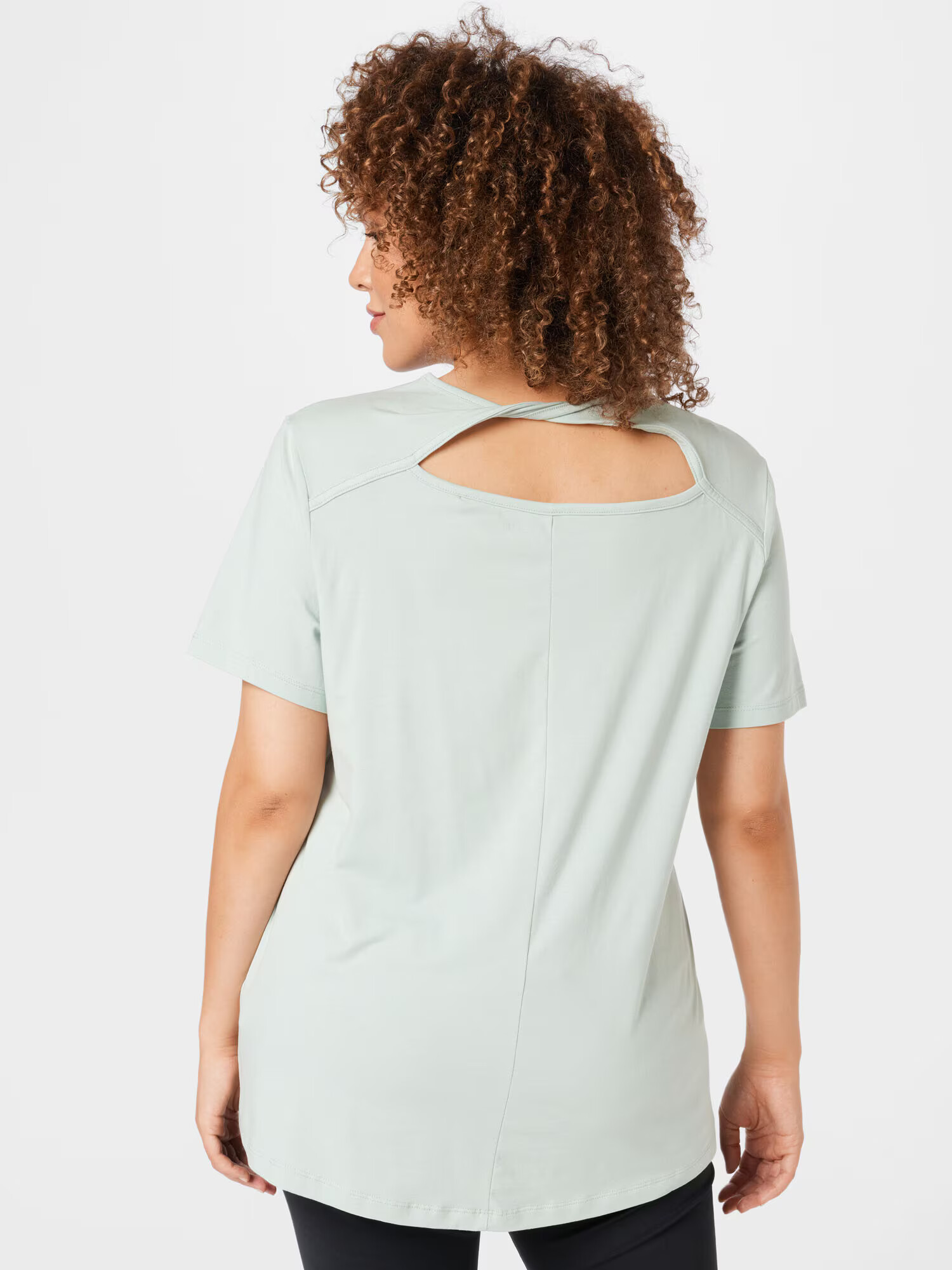 Esprit Sport Curvy Tricou verde pastel - Pled.ro