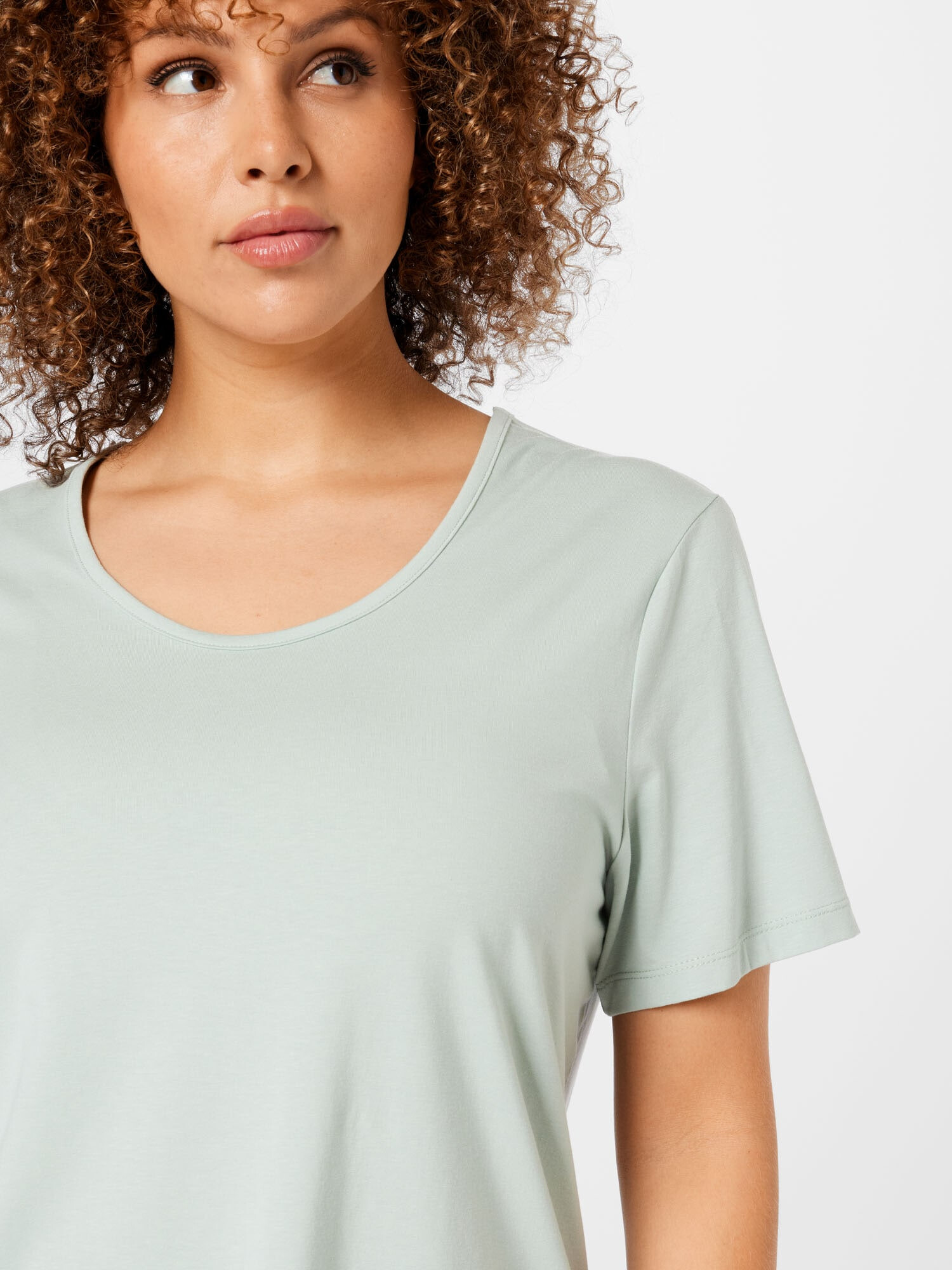 Esprit Sport Curvy Tricou verde pastel - Pled.ro