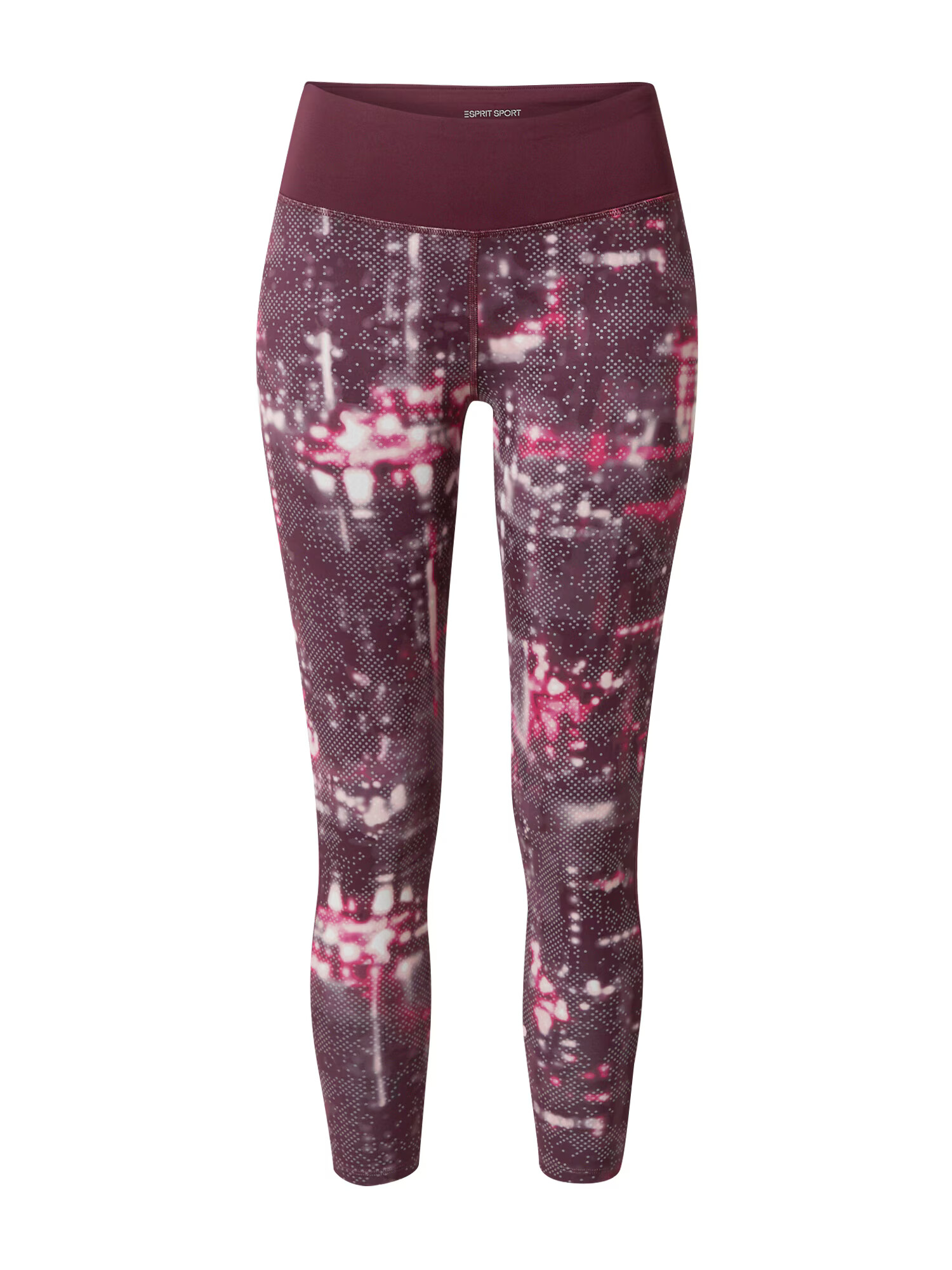 ESPRIT SPORT Pantaloni sport roz / roșu bordeaux / alb - Pled.ro