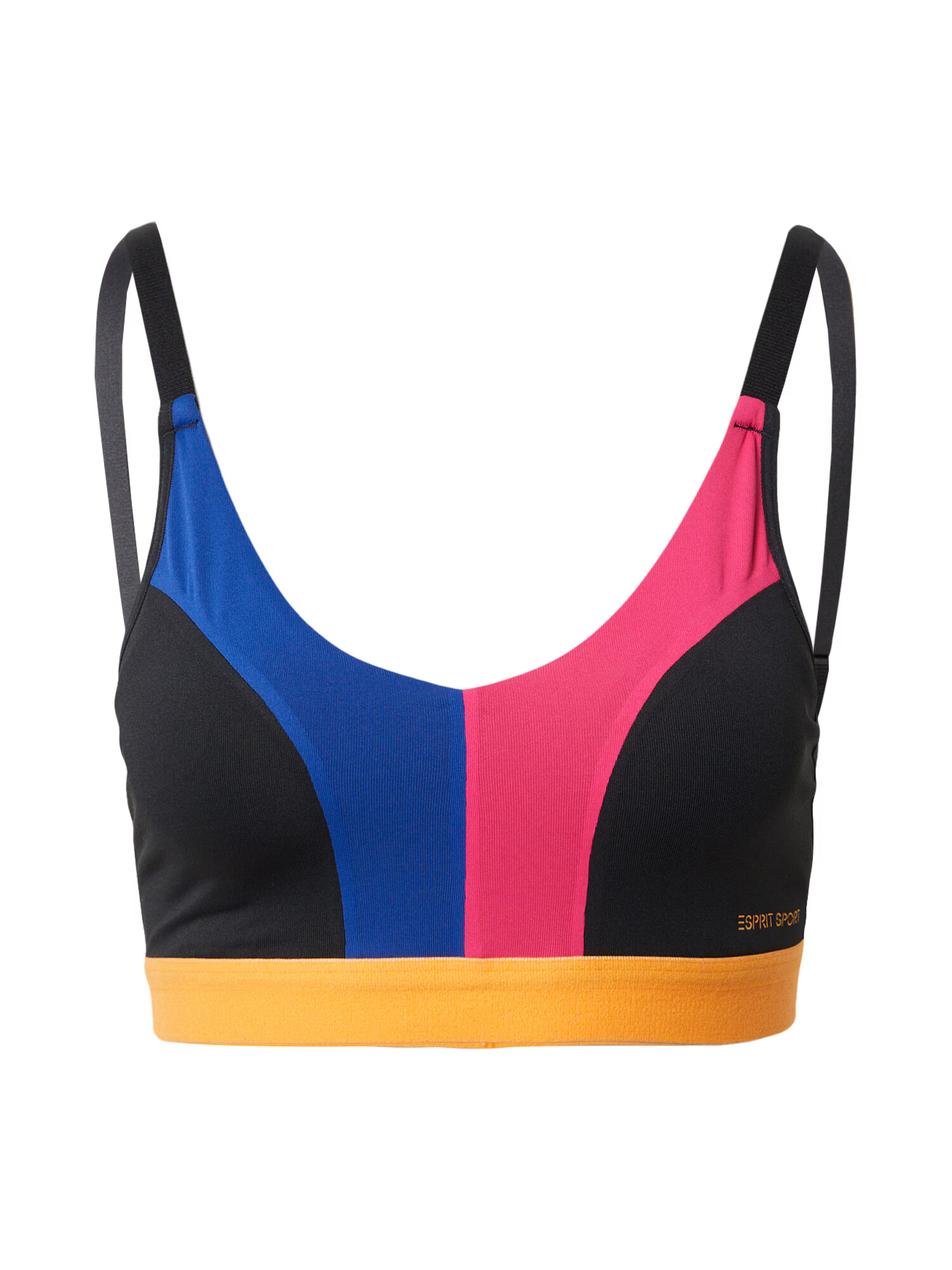 ESPRIT SPORT Sutien de costum de baie sport albastru / portocaliu / roz / negru - Pled.ro