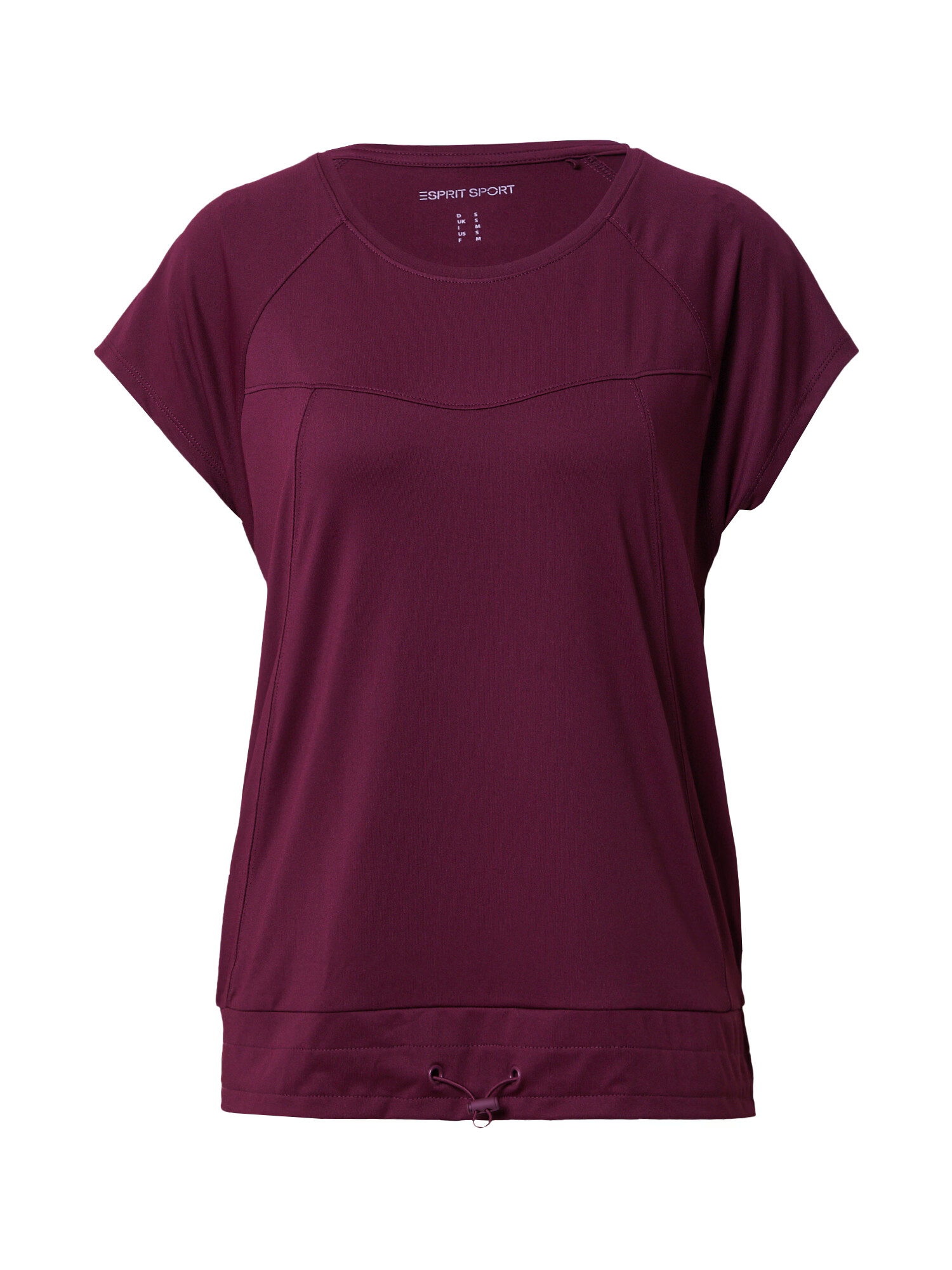 ESPRIT SPORT Tricou funcțional roșu bordeaux - Pled.ro