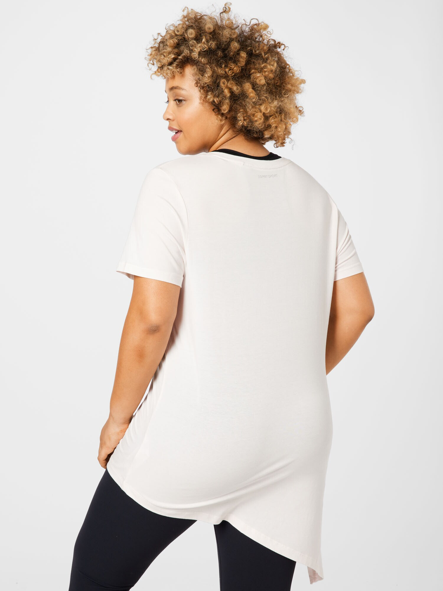 Esprit Sport Curvy Tricou roz pastel - Pled.ro