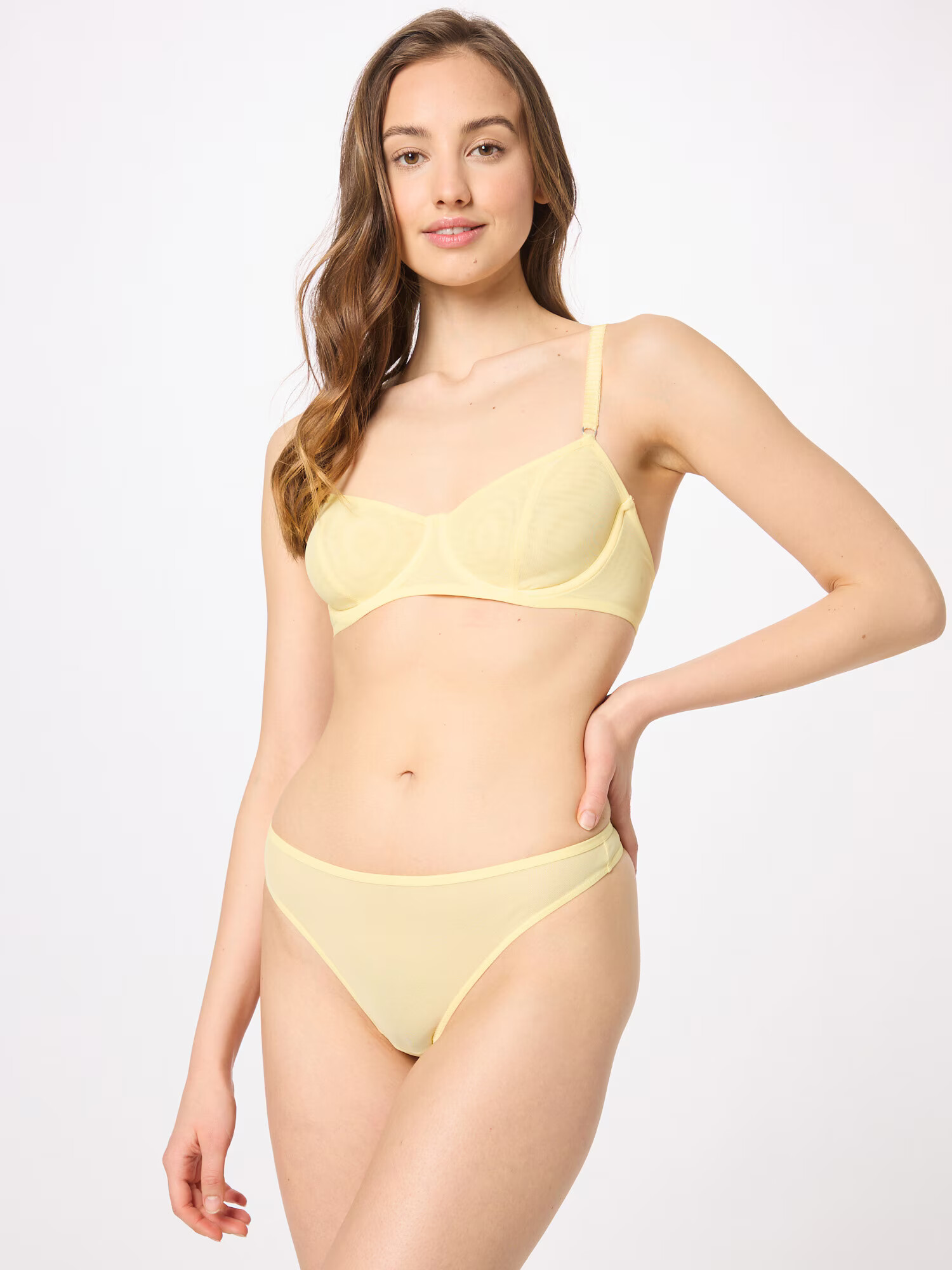 ESPRIT Sutien galben deschis - Pled.ro