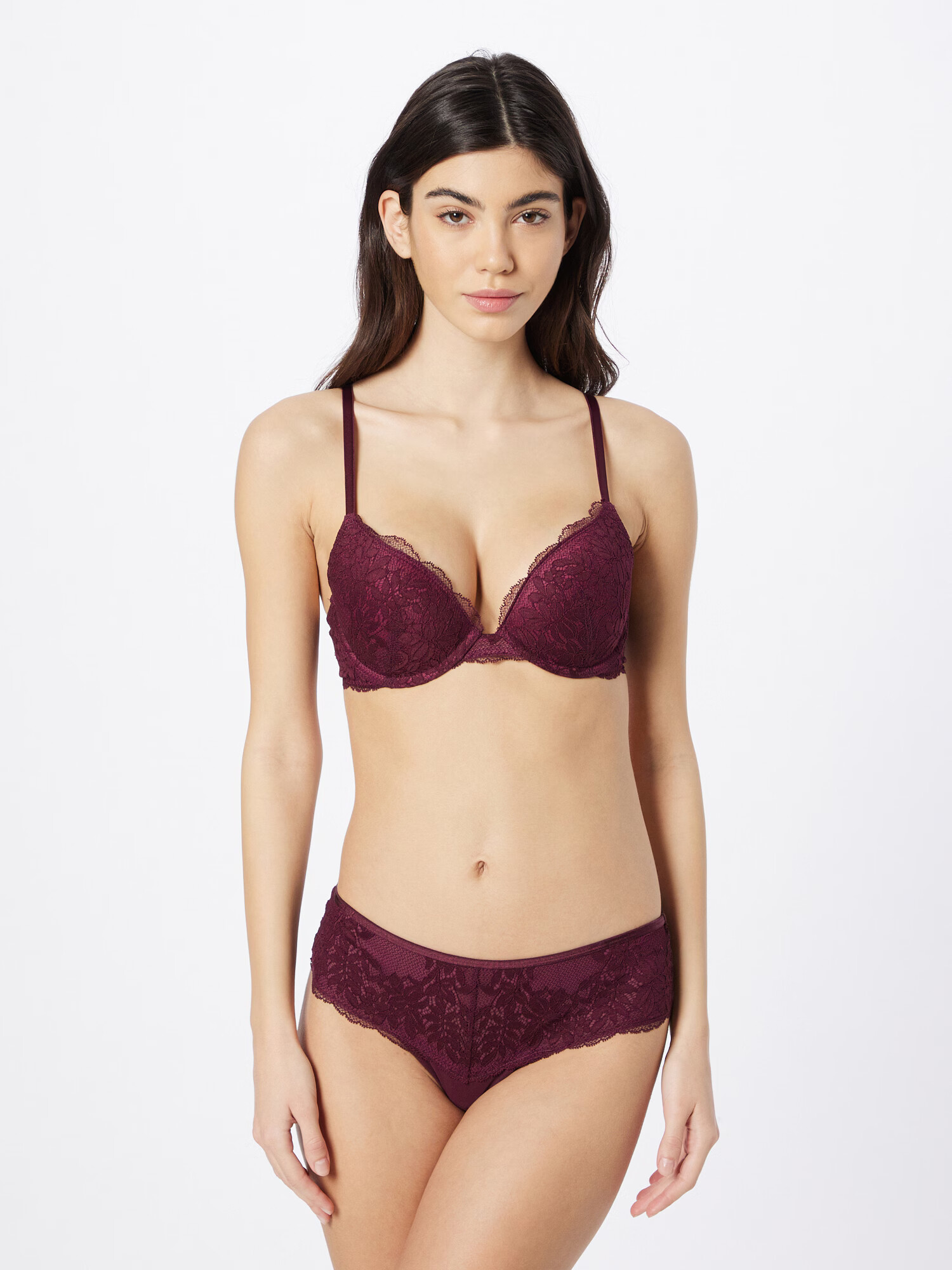 ESPRIT Sutien roșu bordeaux - Pled.ro