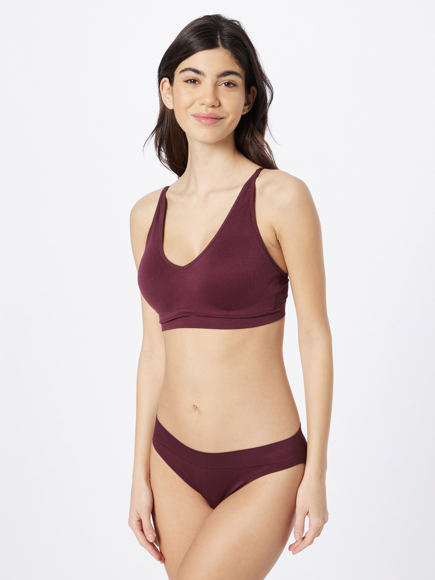 ESPRIT Sutien roșu bordeaux - Pled.ro