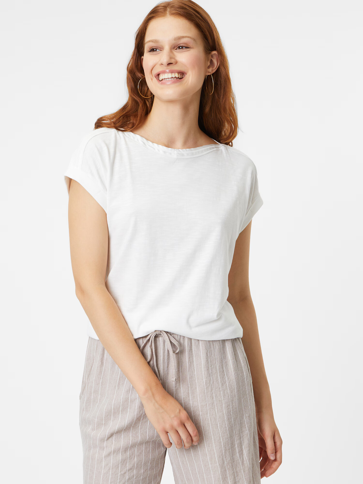 ESPRIT Tricou alb - Pled.ro