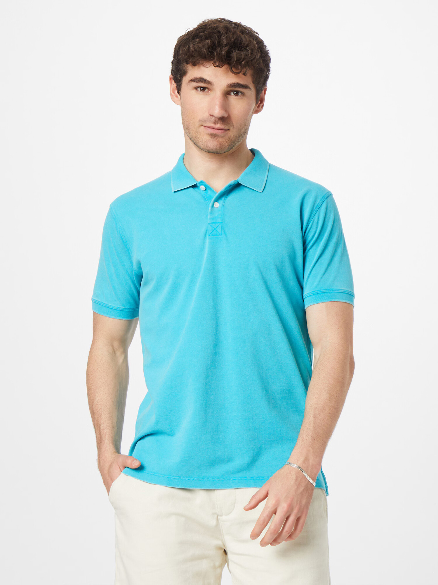 ESPRIT Tricou albastru aqua - Pled.ro