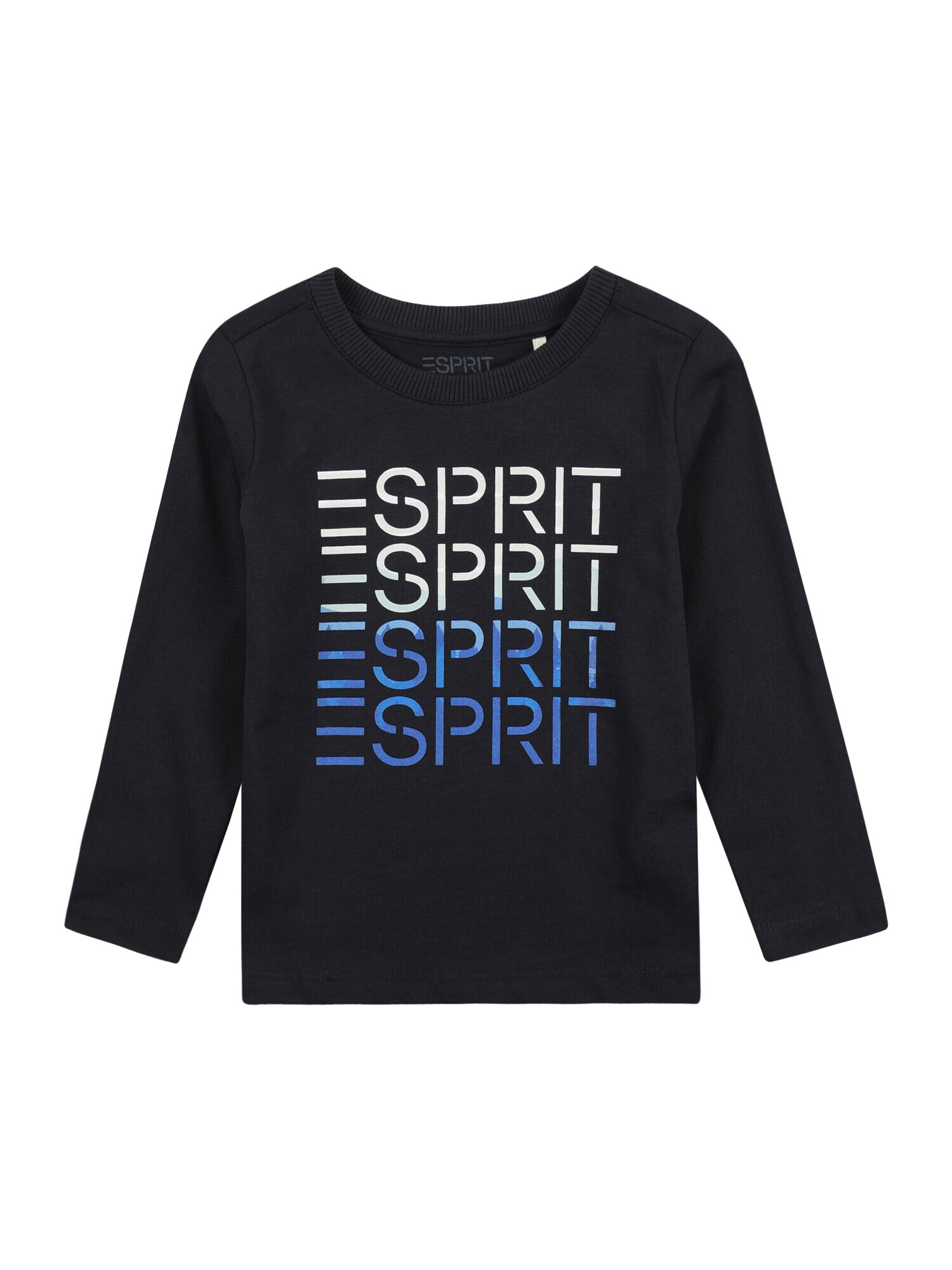 ESPRIT Tricou albastru / bleumarin / alb - Pled.ro