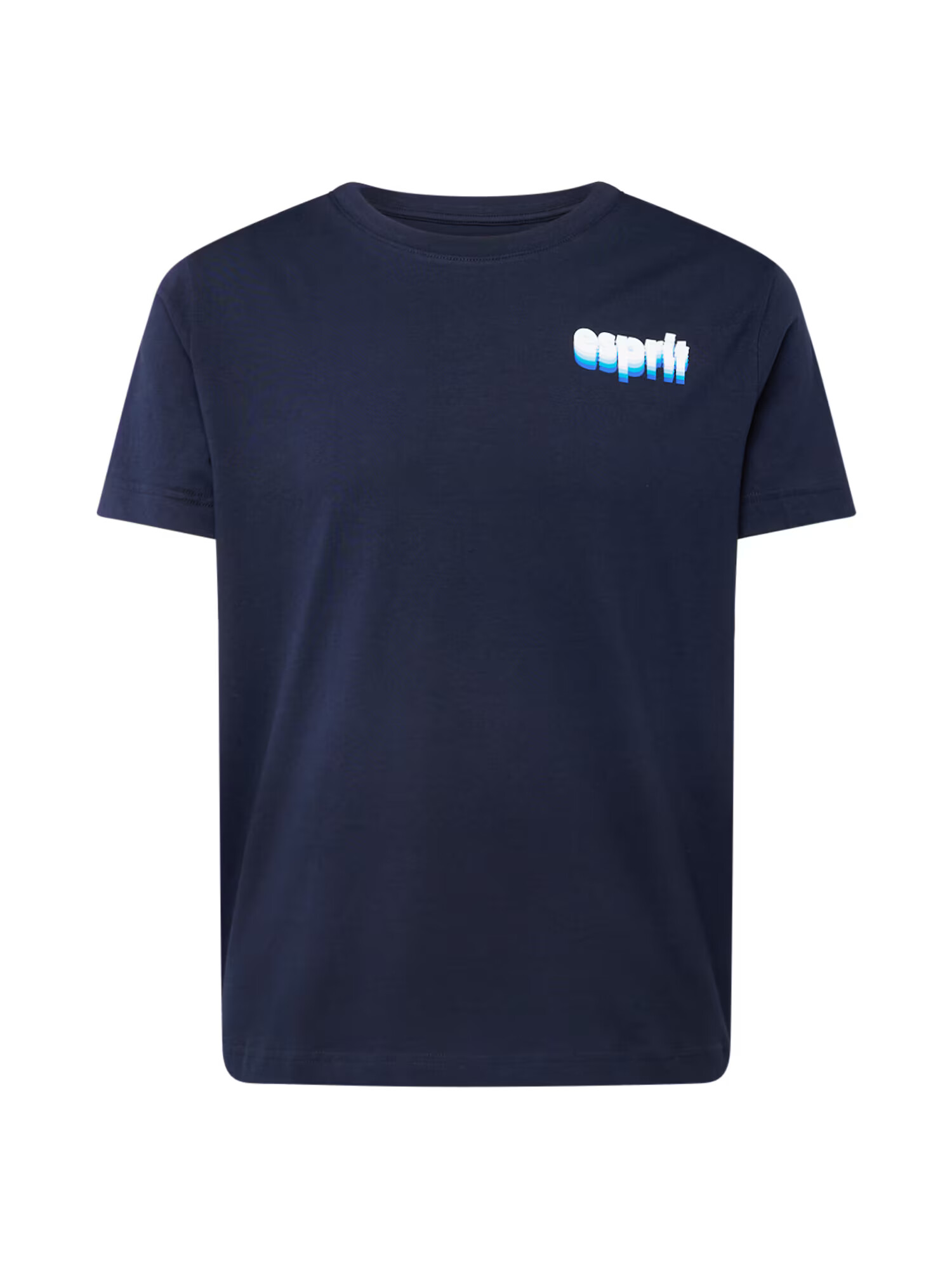 ESPRIT Tricou albastru / bleumarin / alb - Pled.ro