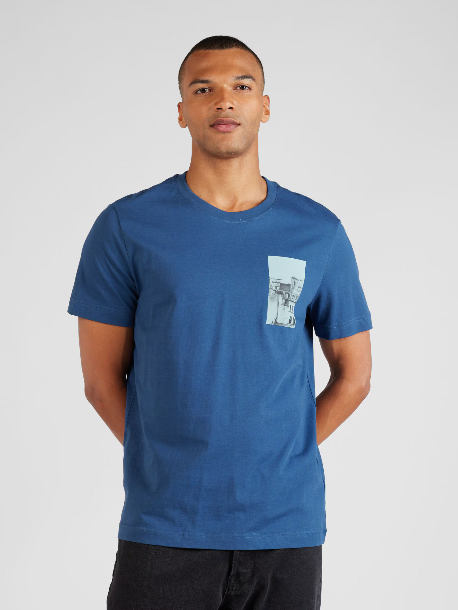 ESPRIT Tricou azur / albastru deschis - Pled.ro