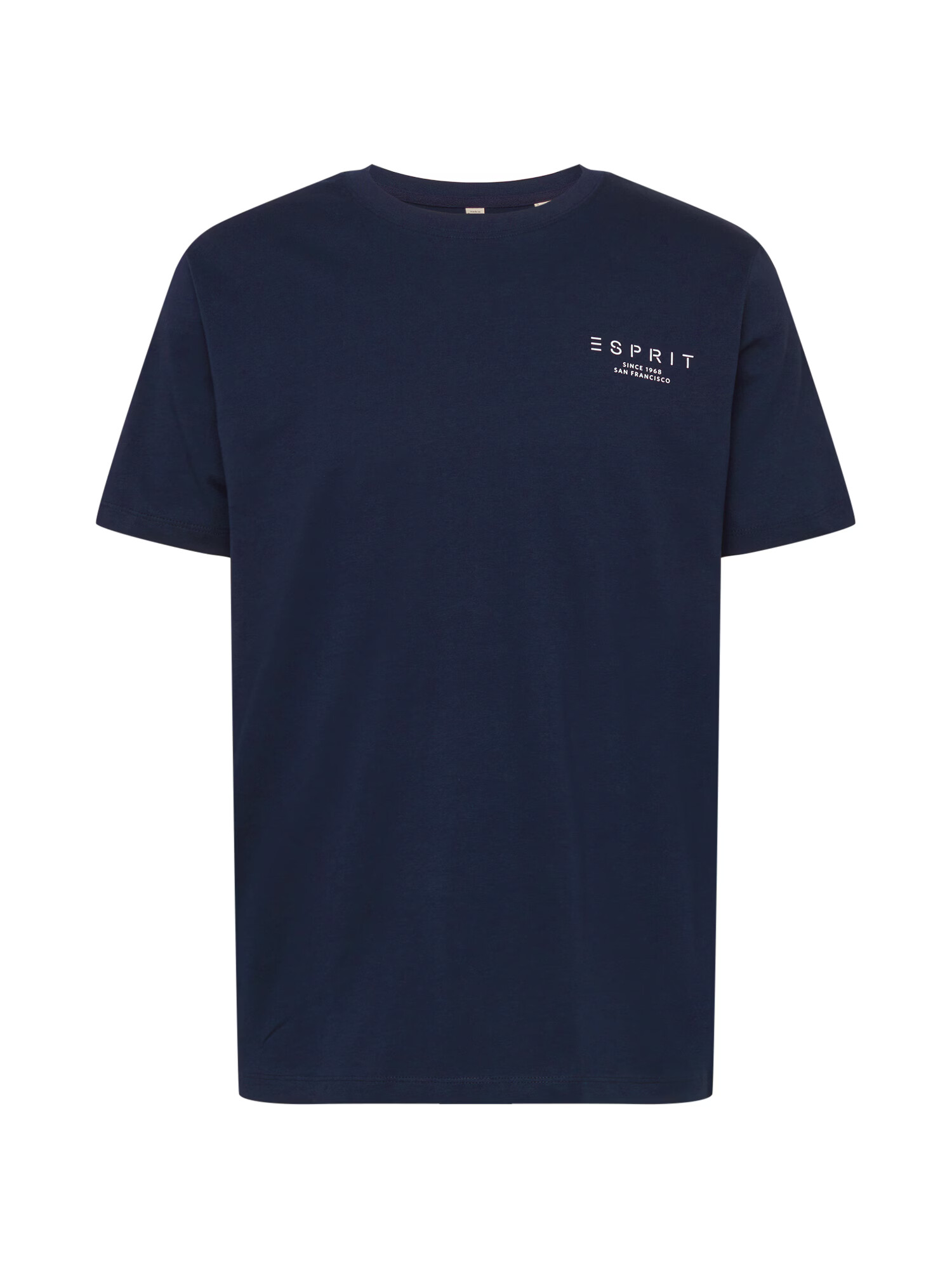 ESPRIT Tricou bleumarin / alb - Pled.ro