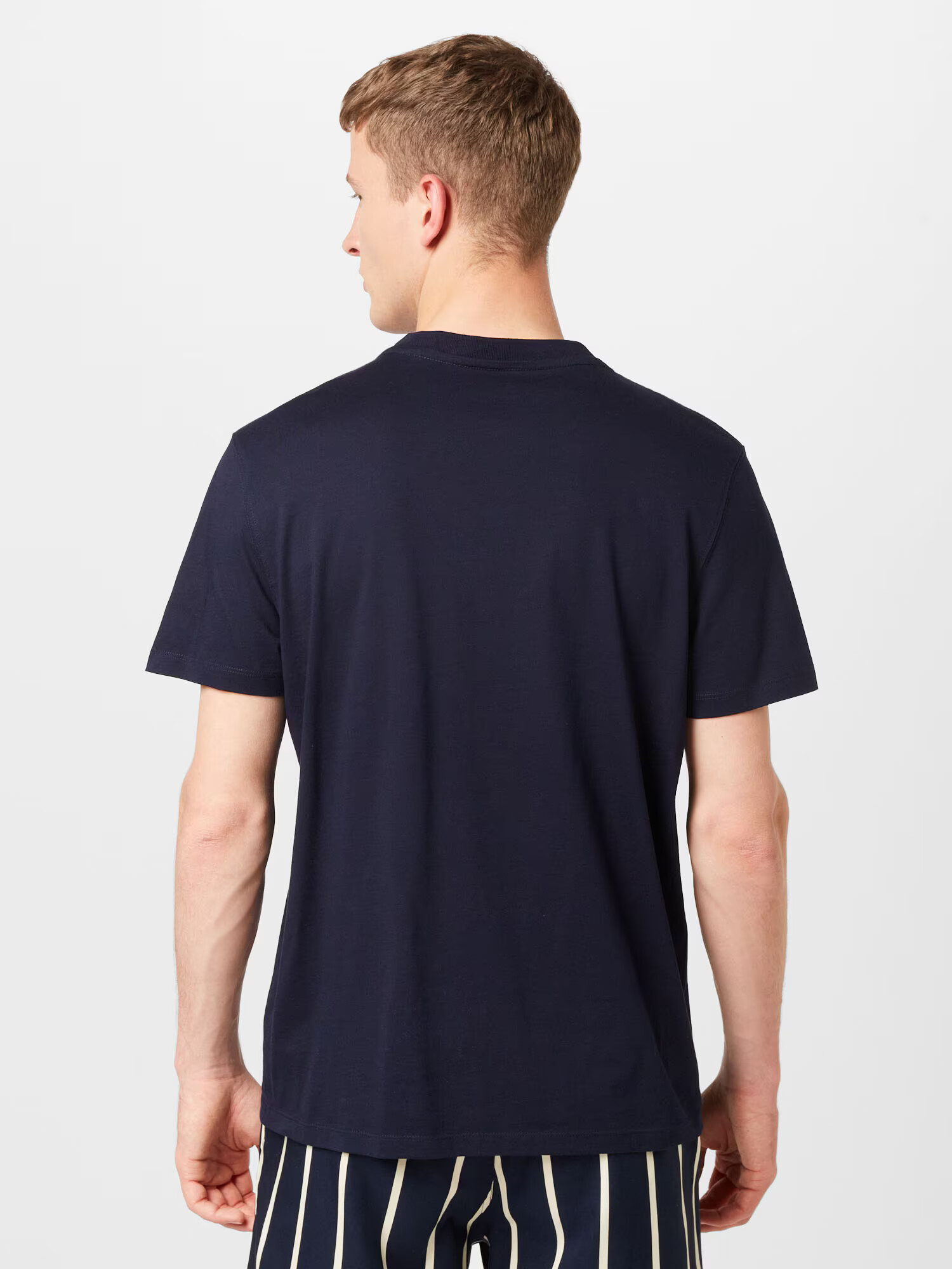 ESPRIT Tricou bleumarin / alb - Pled.ro