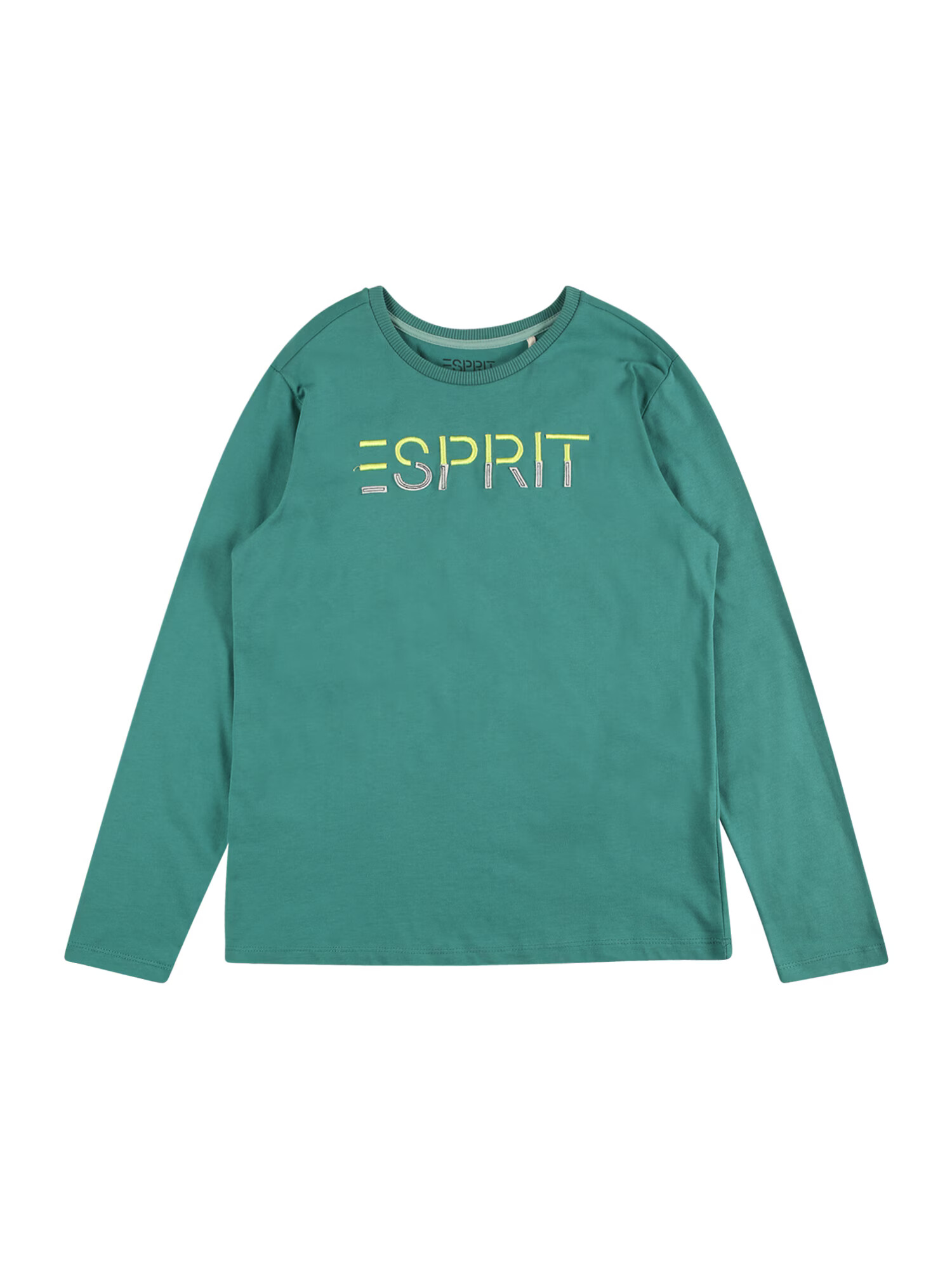 ESPRIT Tricou galben / verde jad / negru / alb natural - Pled.ro