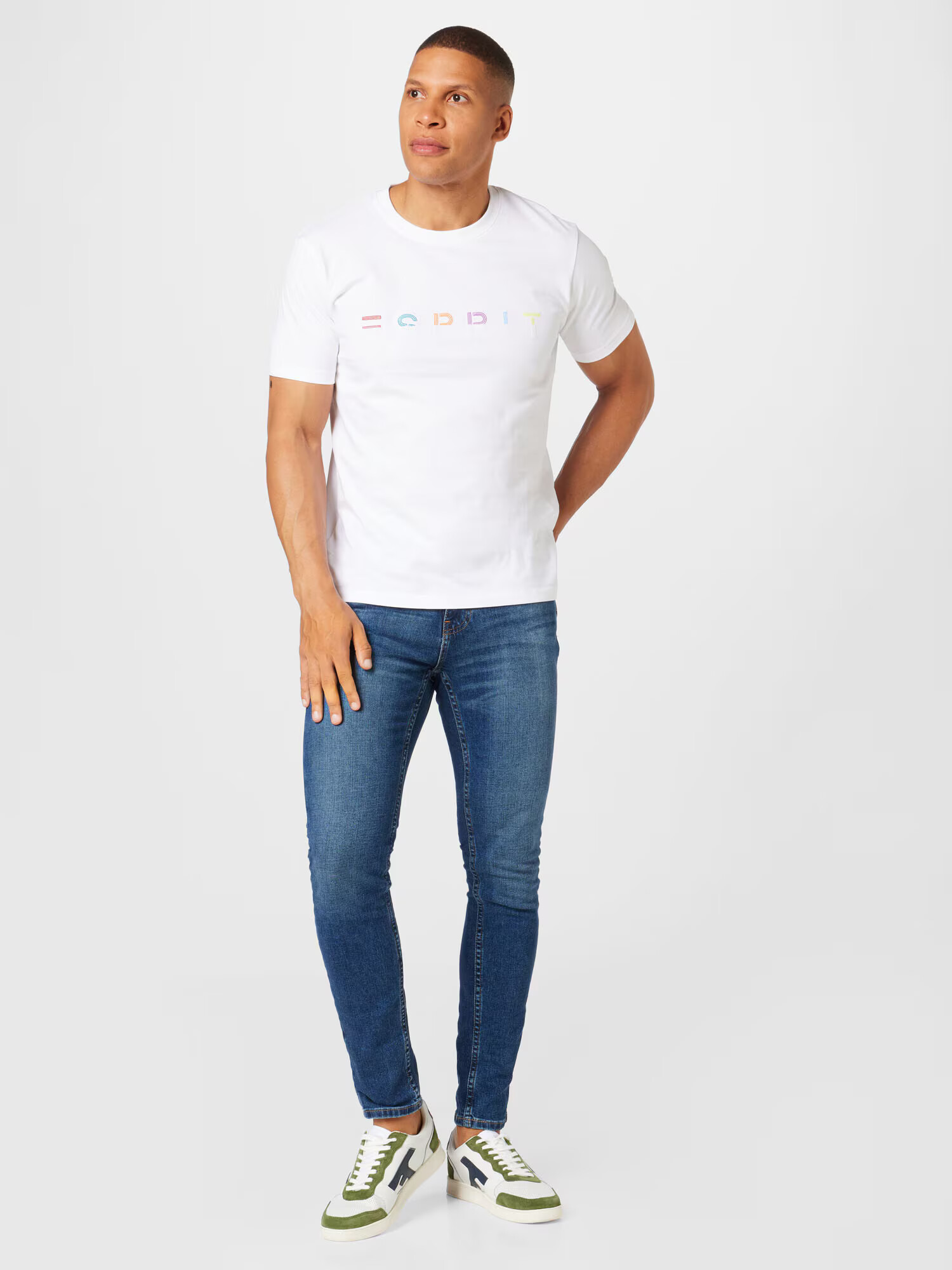 ESPRIT Tricou mai multe culori / alb - Pled.ro