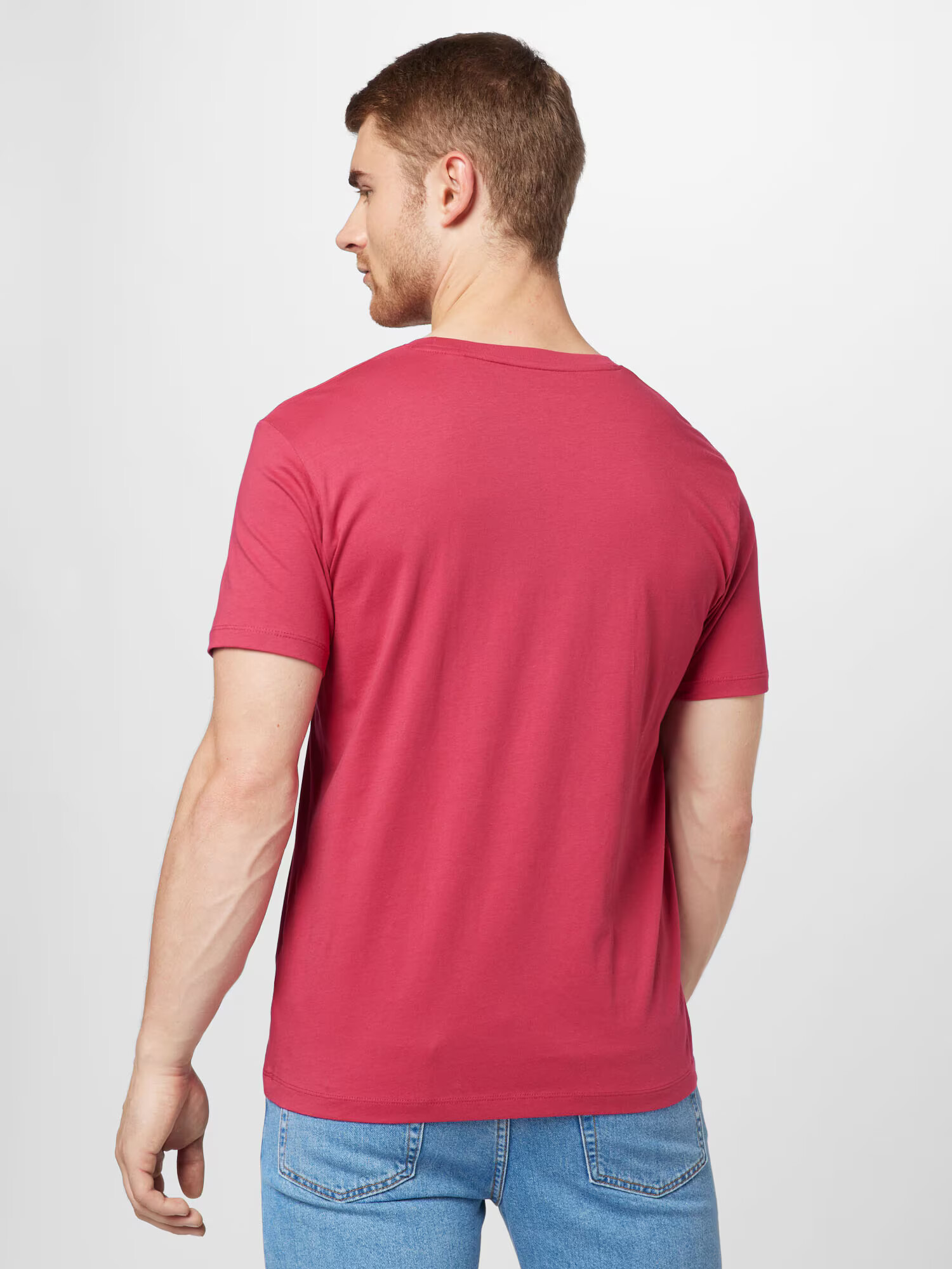 ESPRIT Tricou roz închis / alb - Pled.ro