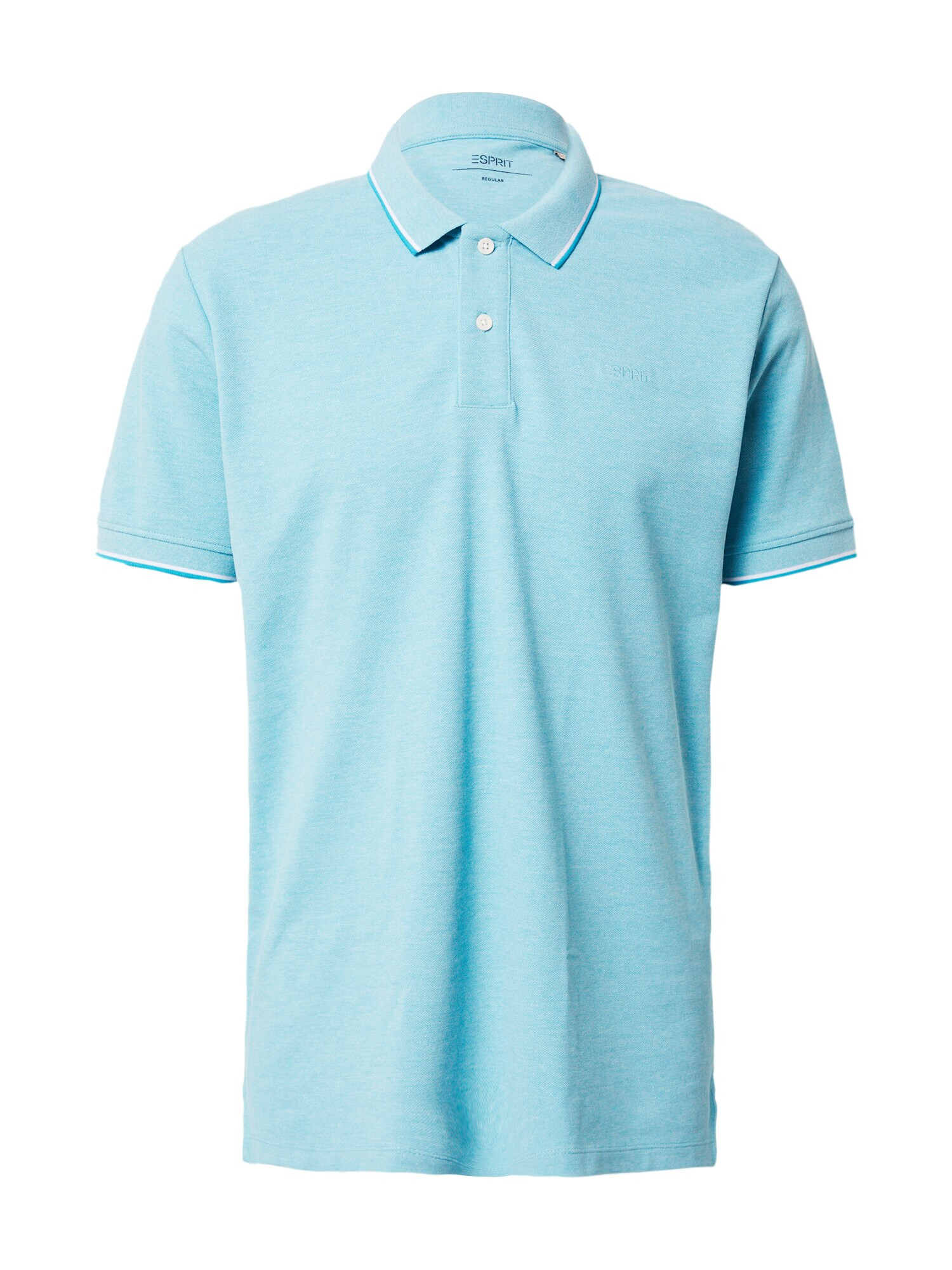 ESPRIT Tricou 'SUS' albastru aqua / albastru deschis / alb - Pled.ro