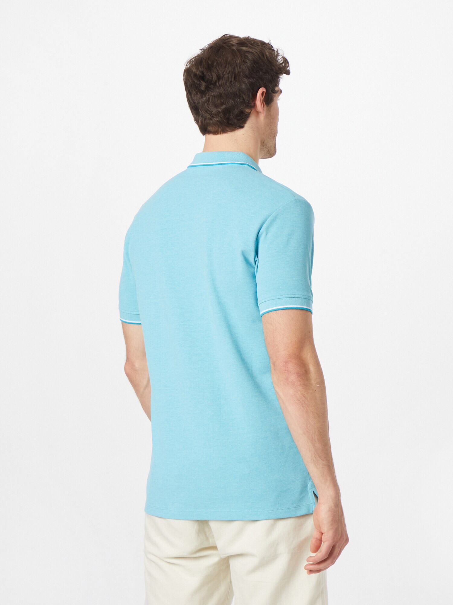 ESPRIT Tricou 'SUS' albastru aqua / albastru deschis / alb - Pled.ro