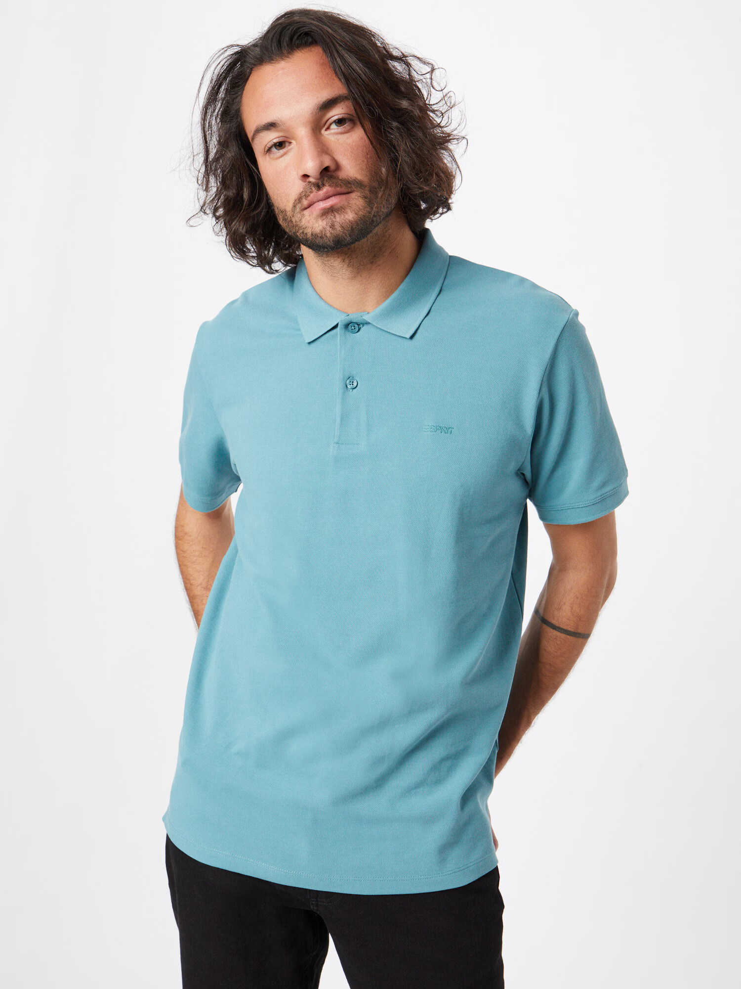 ESPRIT Tricou turcoaz - Pled.ro