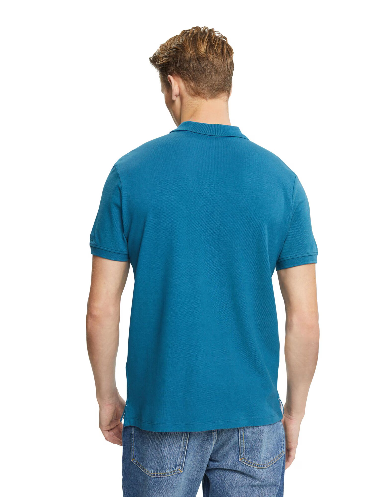 ESPRIT Tricou verde petrol - Pled.ro