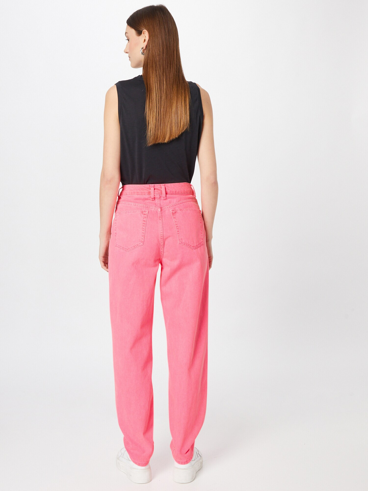 Essentiel Antwerp Pantaloni cu cute 'BITTO' roz deschis - Pled.ro