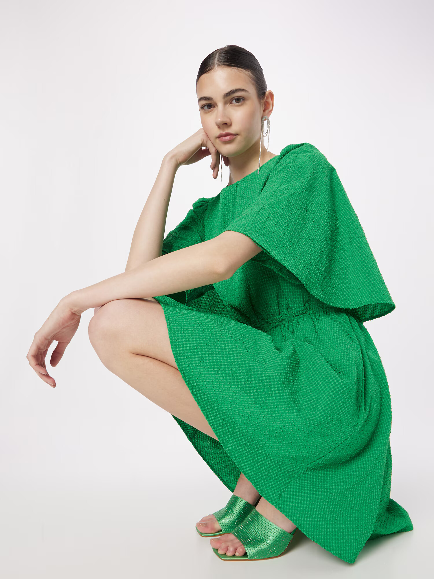 Essentiel Antwerp Rochie 'Dottie' verde - Pled.ro