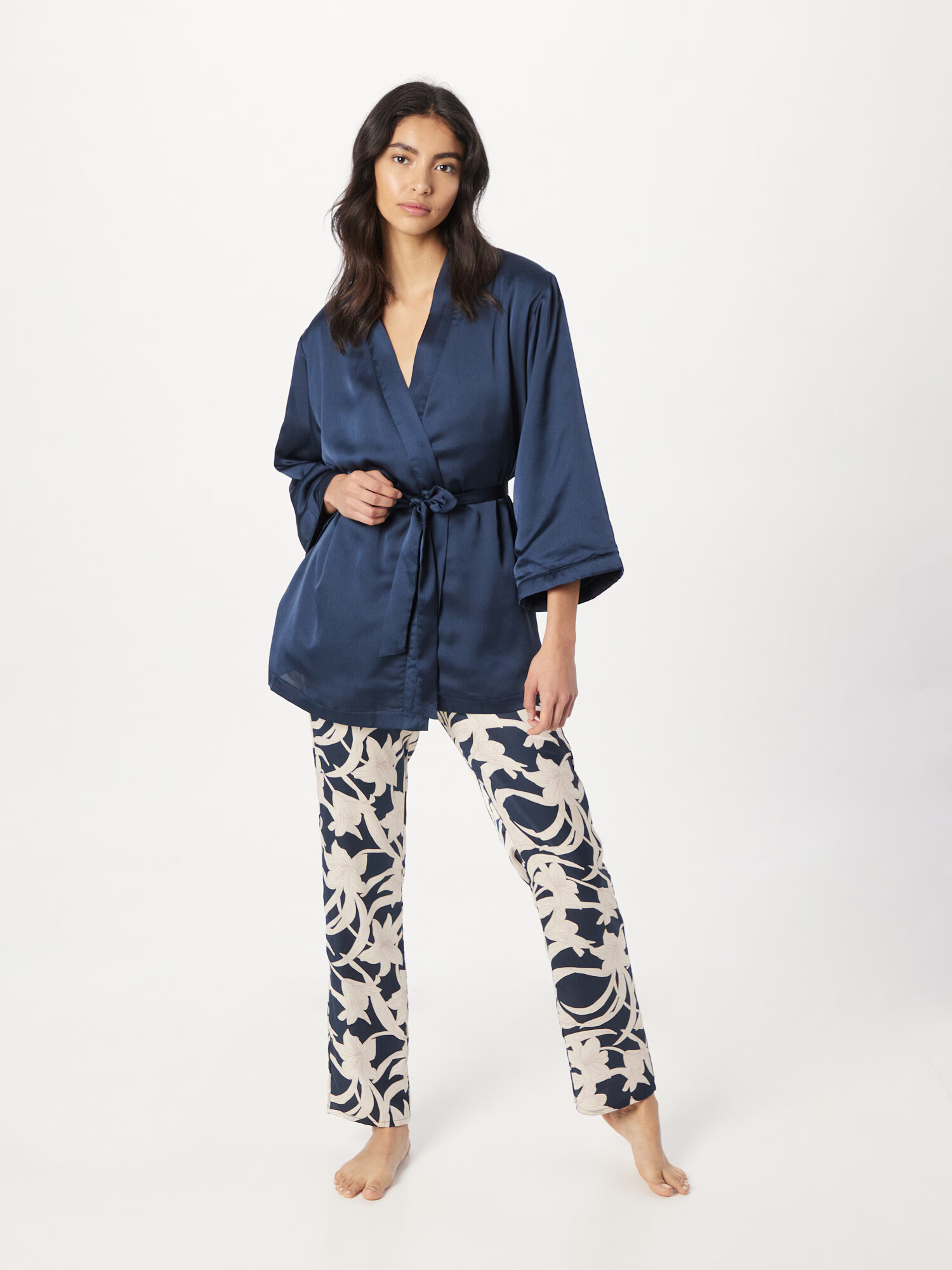 ETAM Pijama 'AIDEN' crem / bej deschis / bleumarin - Pled.ro