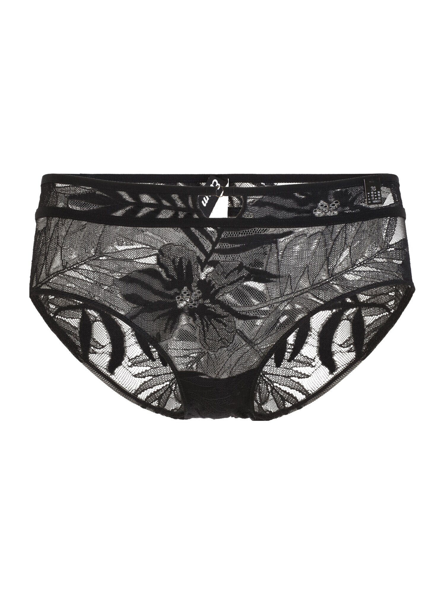 ETAM Slip 'PALME' negru - Pled.ro