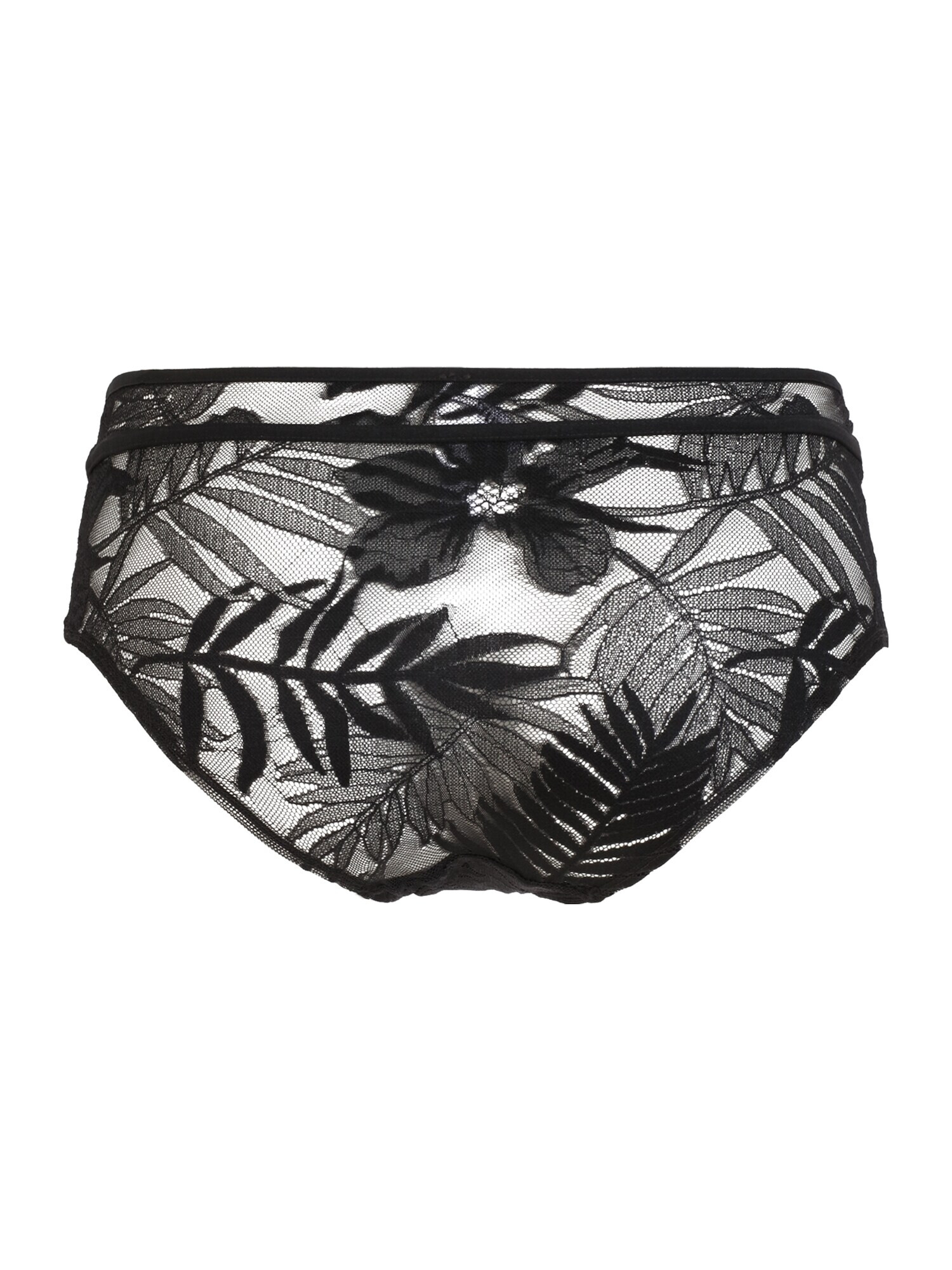 ETAM Slip 'PALME' negru - Pled.ro