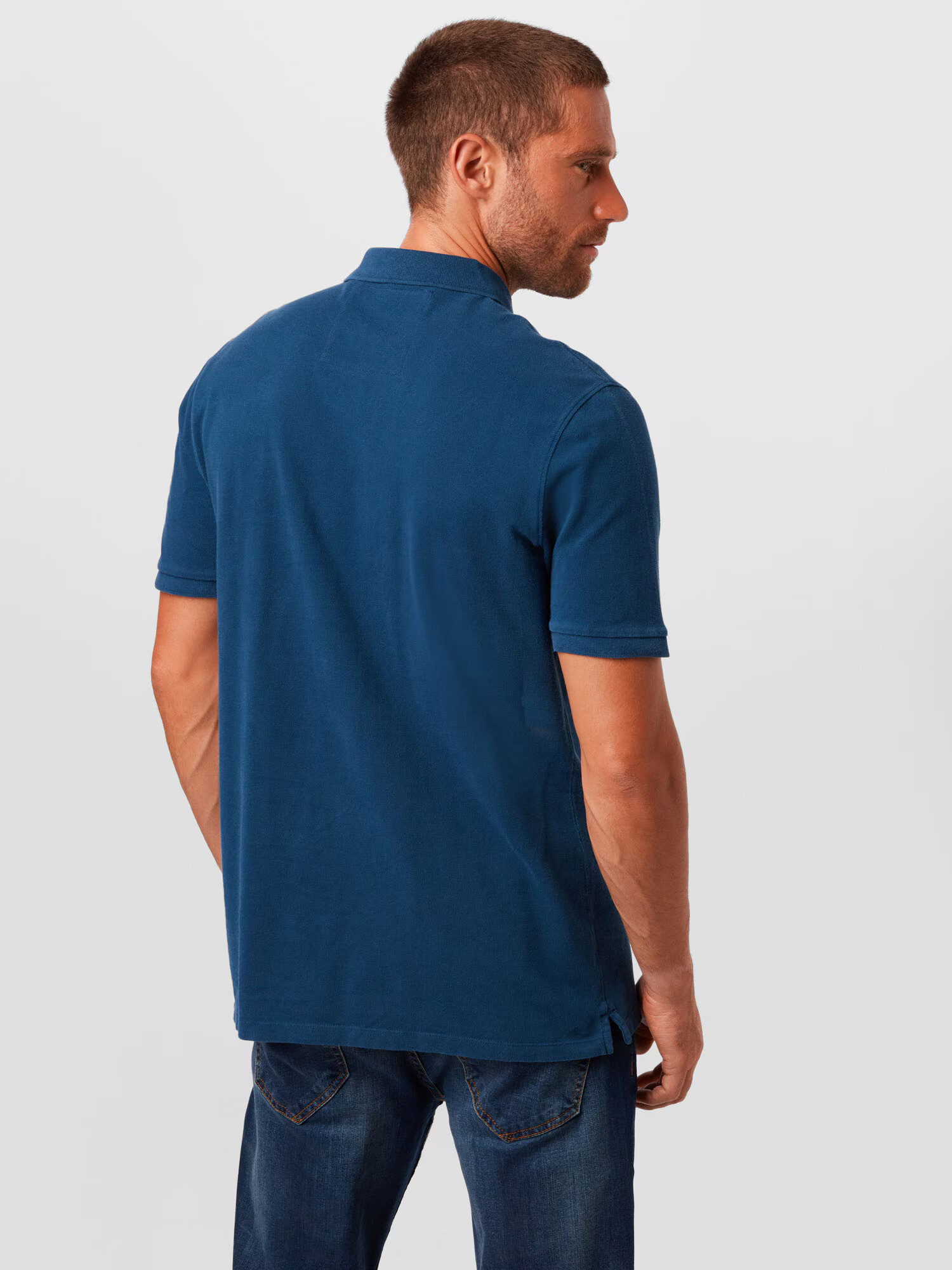 ETERNA Tricou bleumarin / alb - Pled.ro