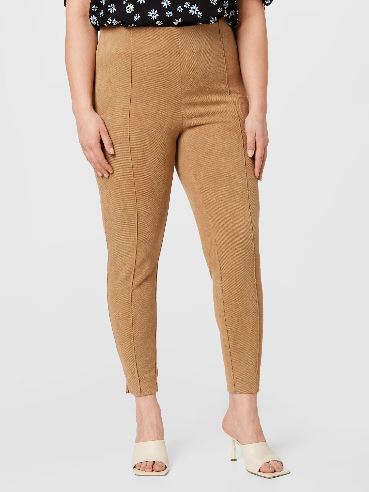 EVOKED Leggings maro deschis - Pled.ro