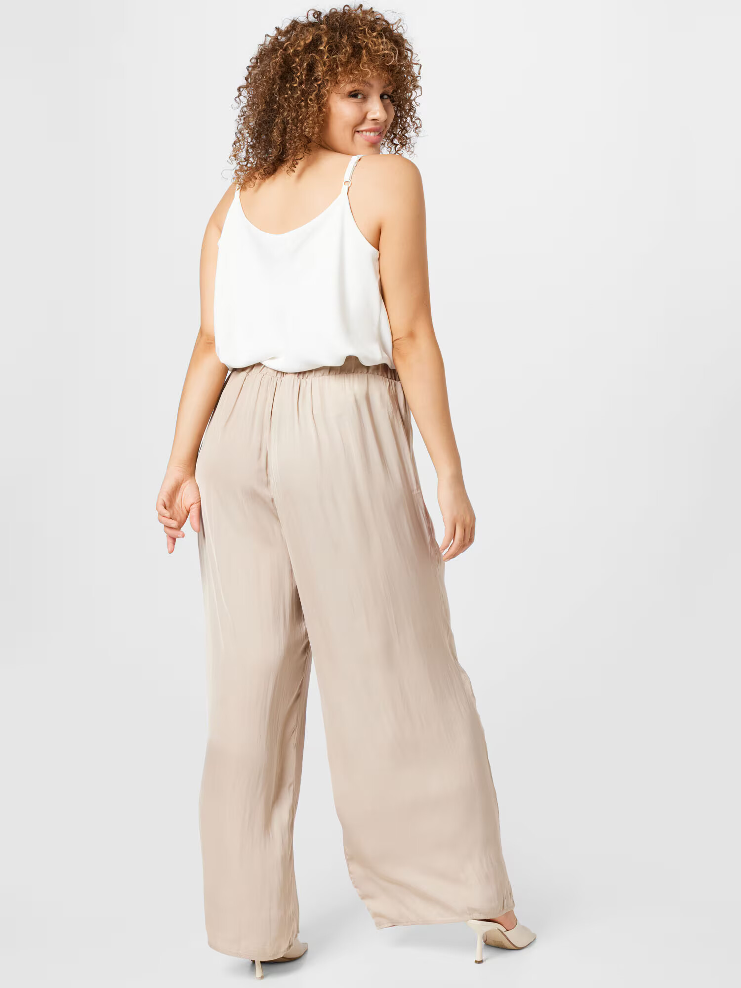 EVOKED Pantaloni 'DREAMY' gri taupe - Pled.ro