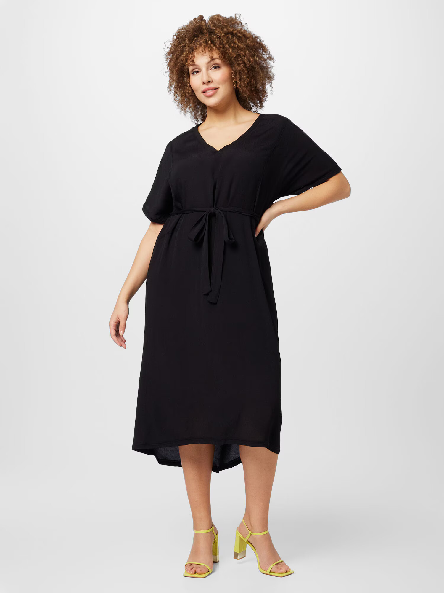 EVOKED Rochie 'MESIAN' negru - Pled.ro