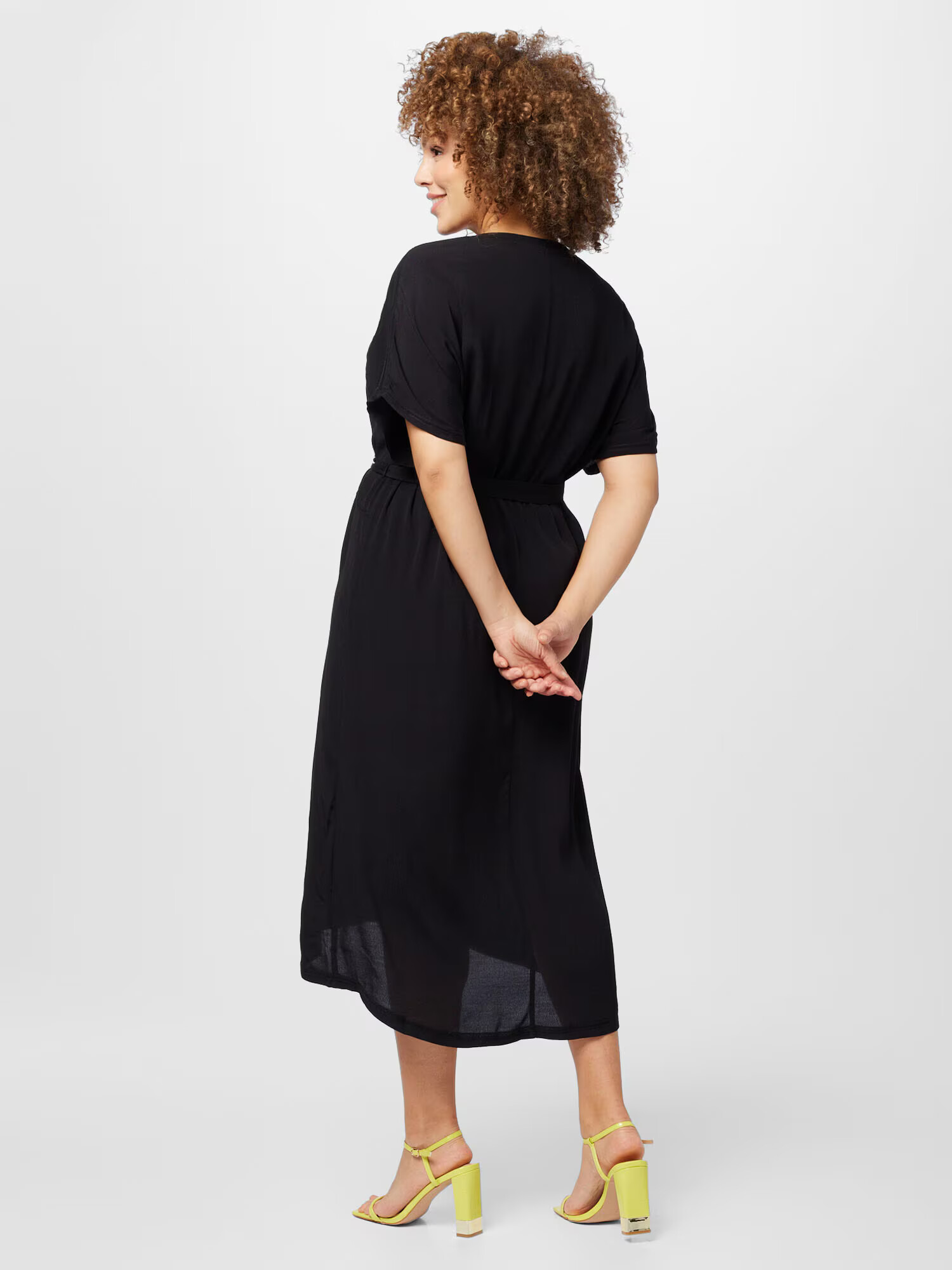 EVOKED Rochie 'MESIAN' negru - Pled.ro