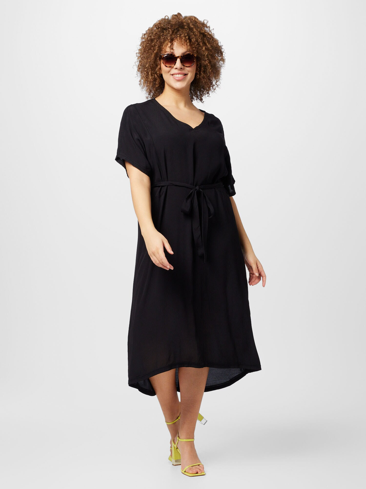 EVOKED Rochie 'MESIAN' negru - Pled.ro