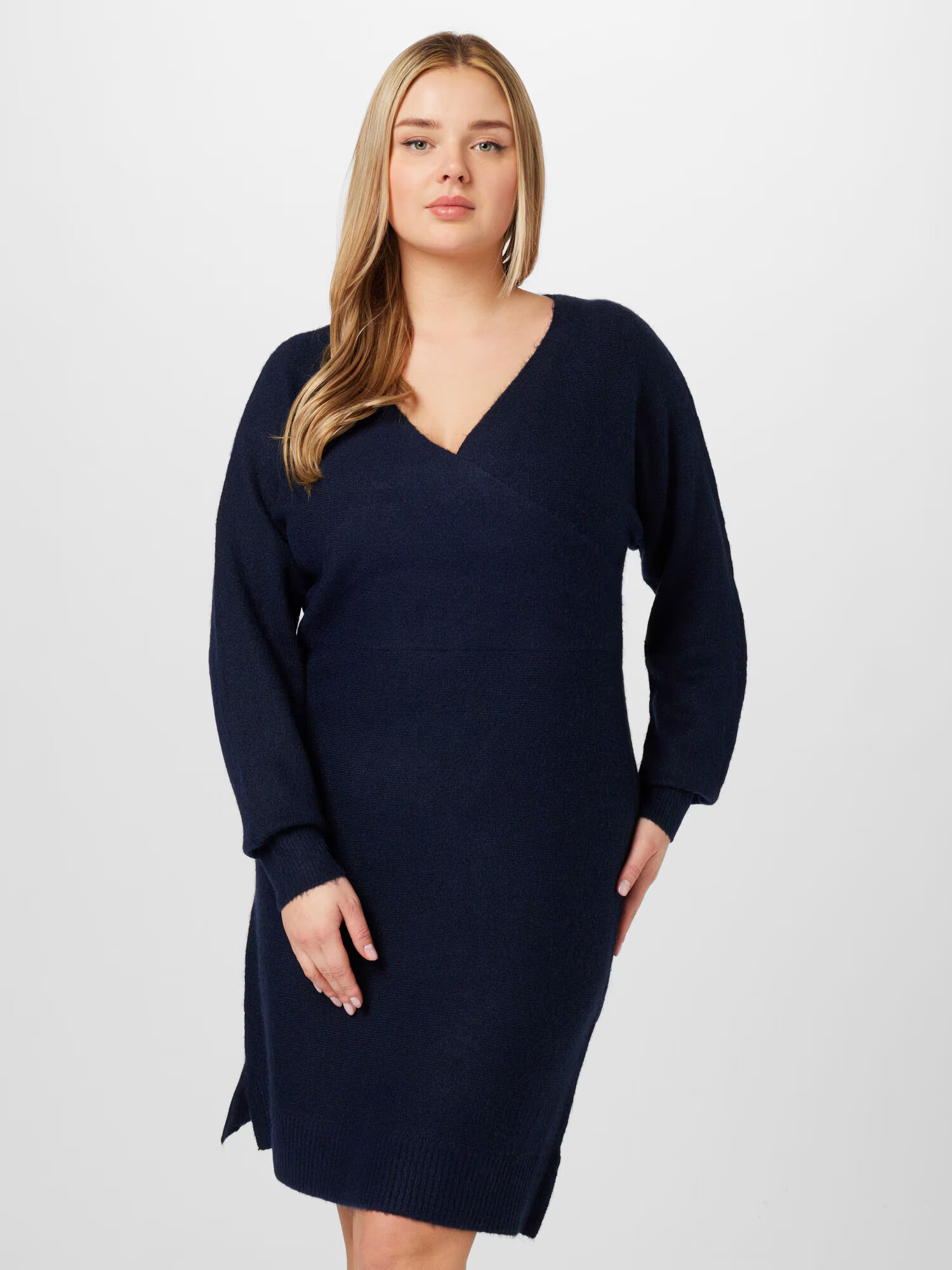 EVOKED Rochie tricotat 'CILIA' bleumarin - Pled.ro