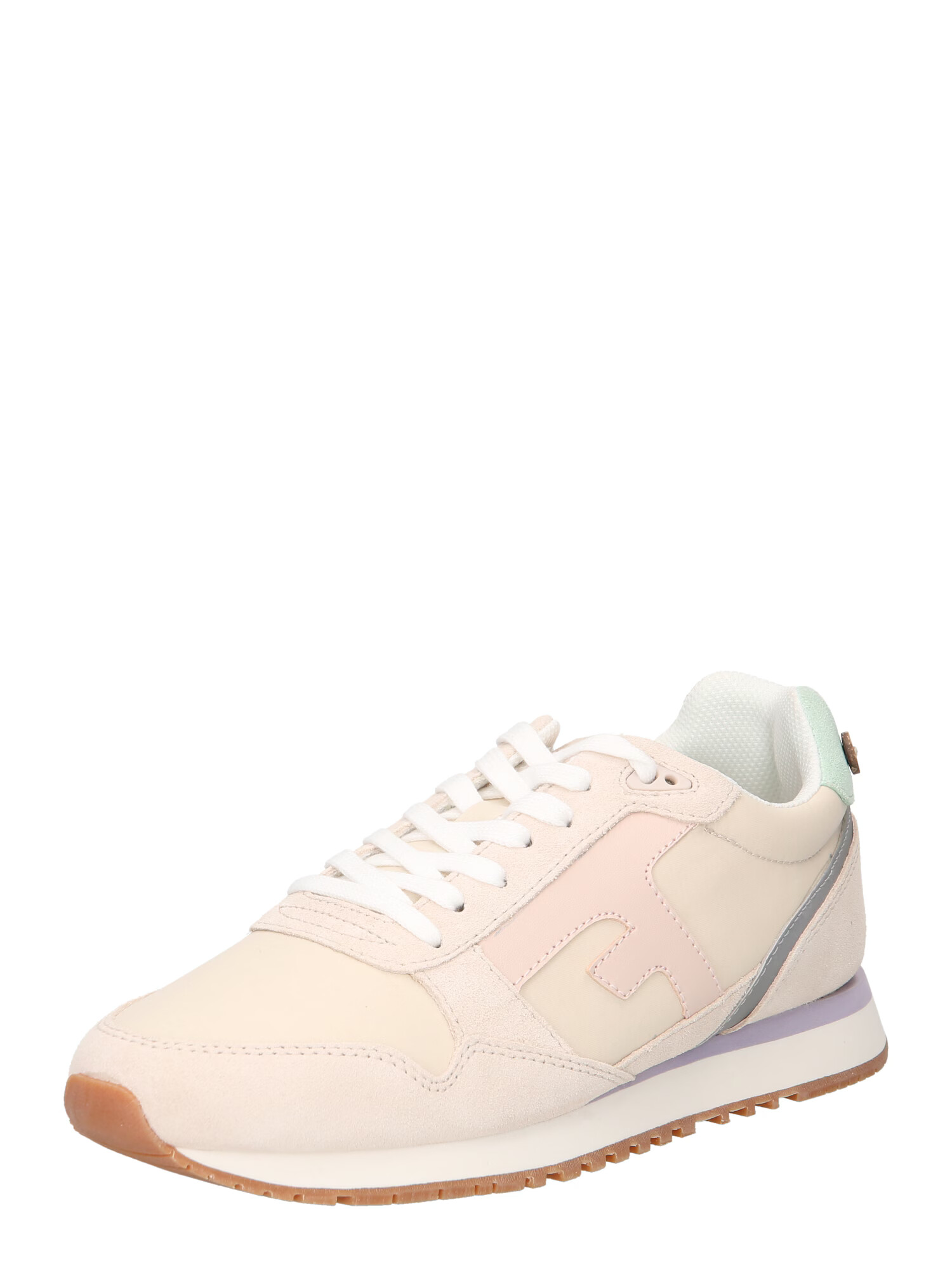 FAGUO Sneaker low bej / gri / gri deschis / verde mentă / roz pastel - Pled.ro