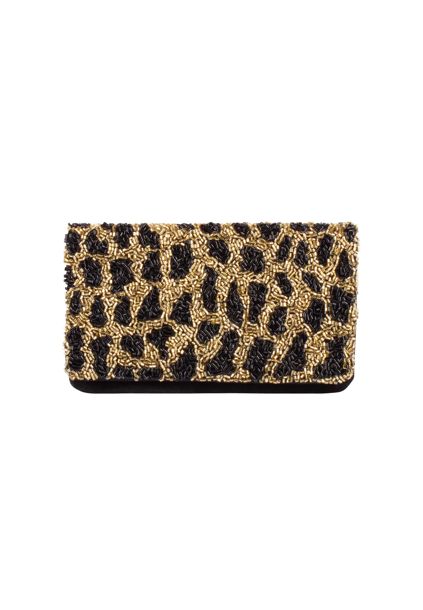 faina Clutch auriu / negru - Pled.ro