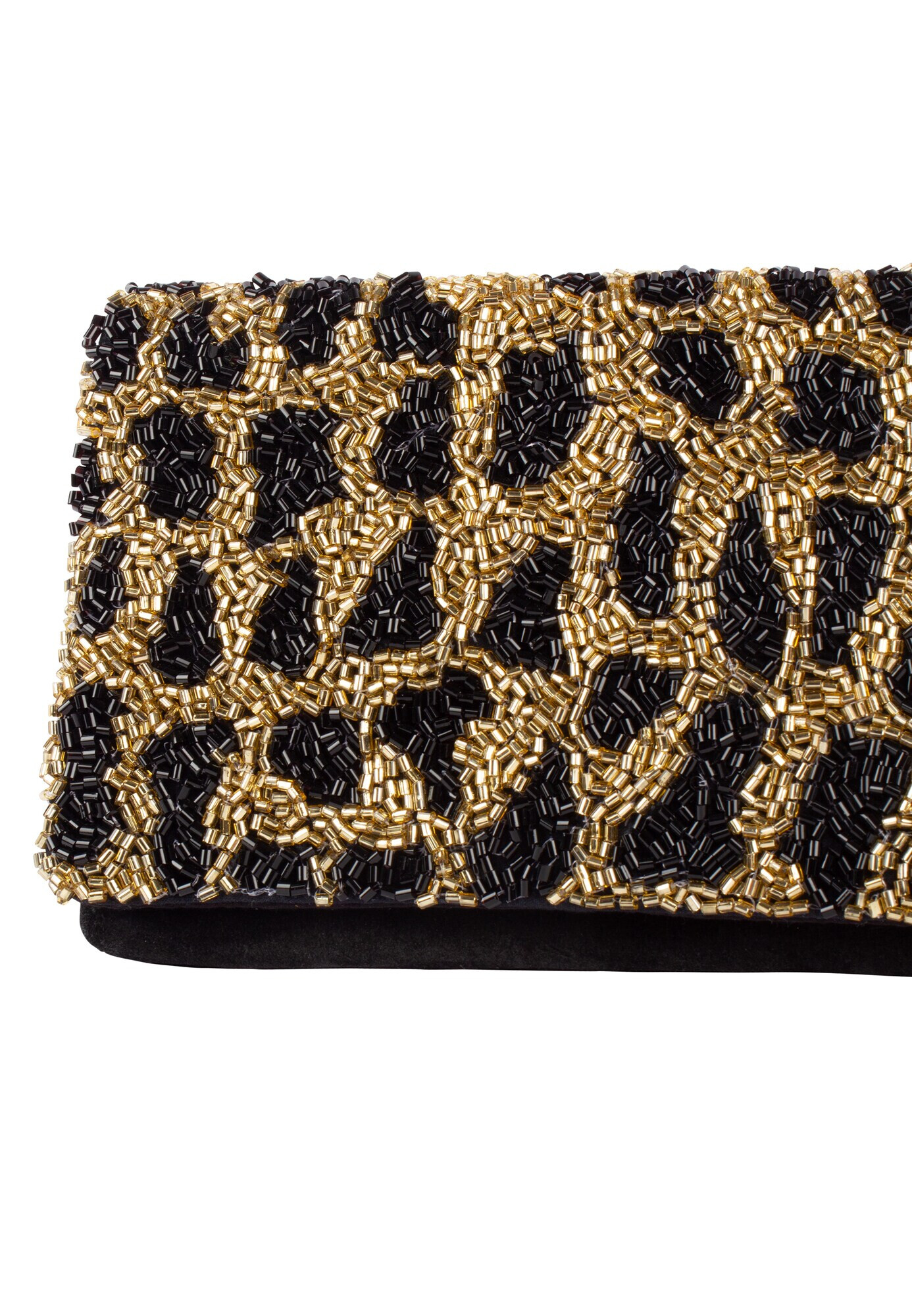 faina Clutch auriu / negru - Pled.ro