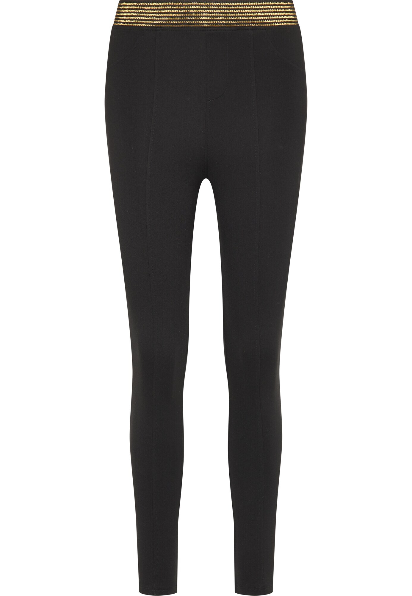 faina Leggings auriu / negru - Pled.ro