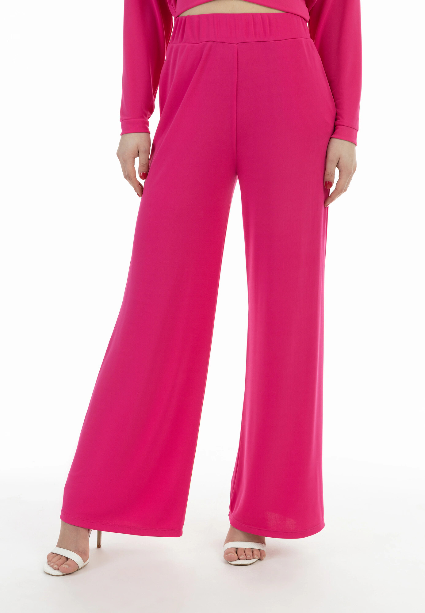 faina Pantaloni roz neon - Pled.ro